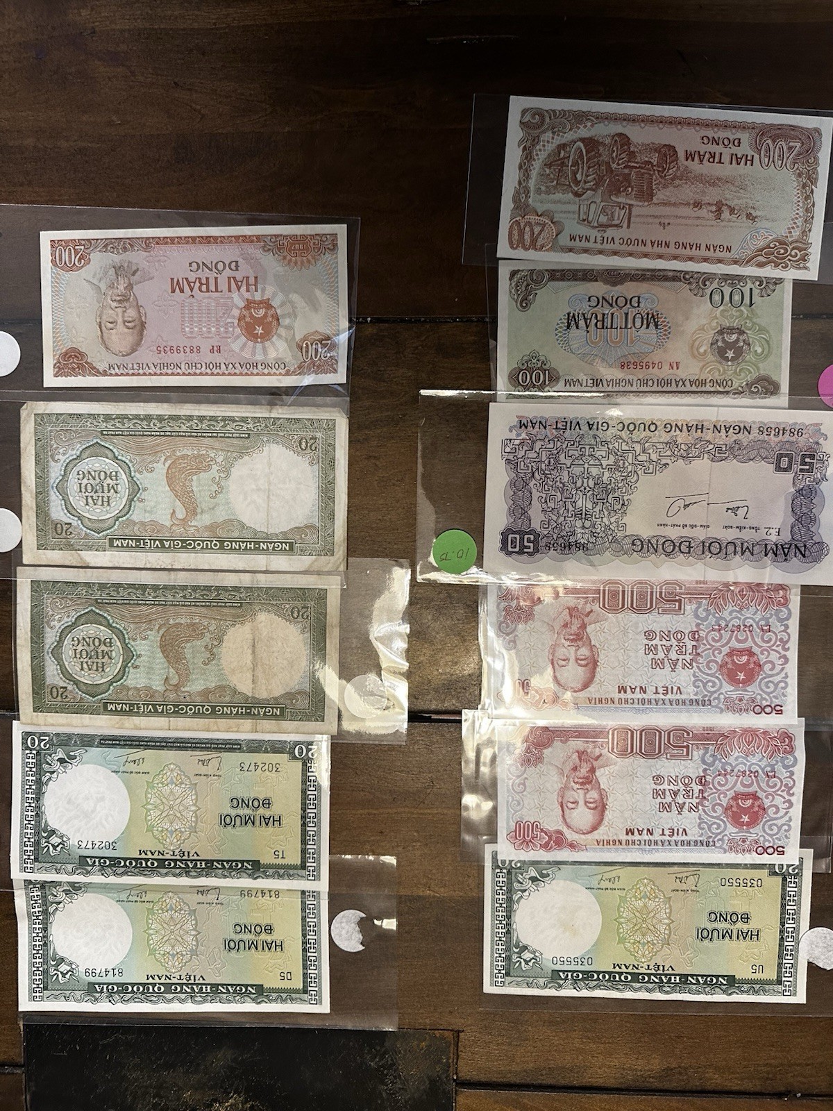 🔥 Vintage Vietnam Banknotes Lot 🇻🇳 Dong Old Currency Hồ Chí Minh Notes