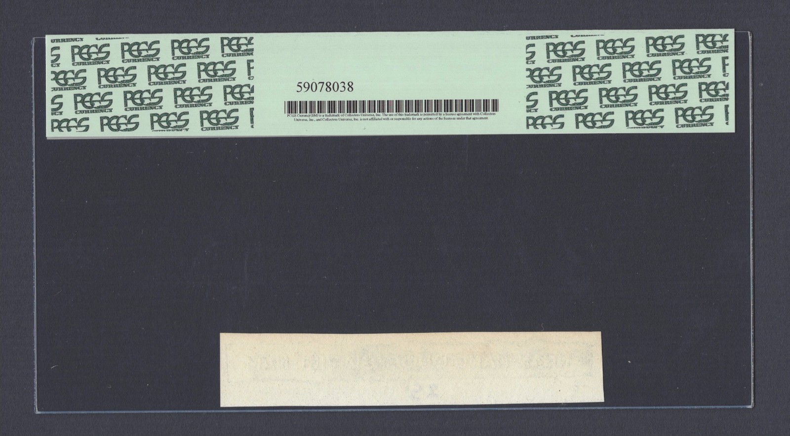 South Vietnam – National Bank of Viet-nam Test Proof Vignette Unciruclated