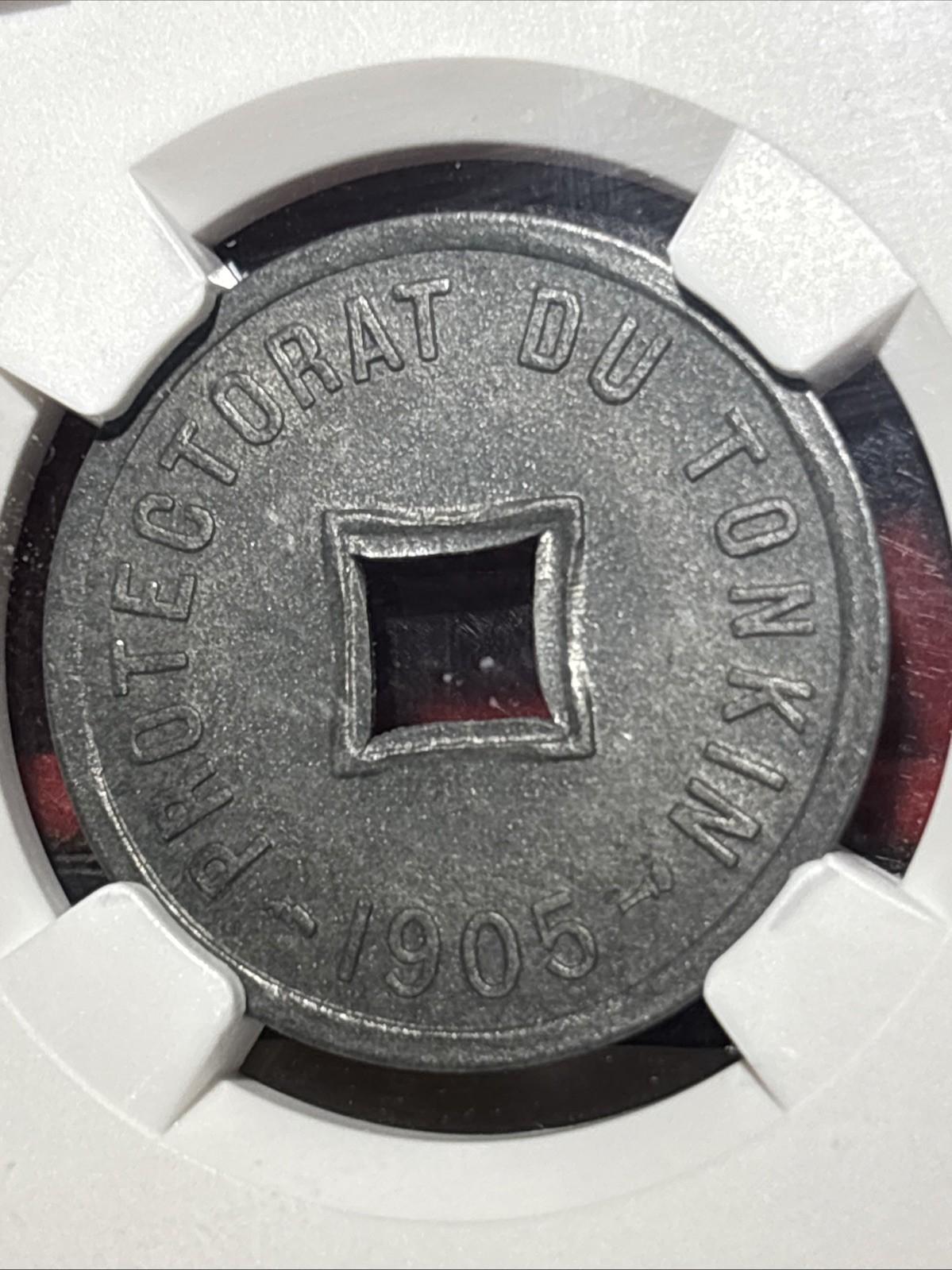 1905 Vietnam 1/600p Tonkin Ngc Ms63 Choice Spot Free Surfaces Looks Undergraded