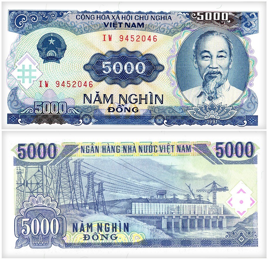 Vietnam 100-500000 Dong 12 Pieces Set, 1987-2023, P-100A-124, UNC