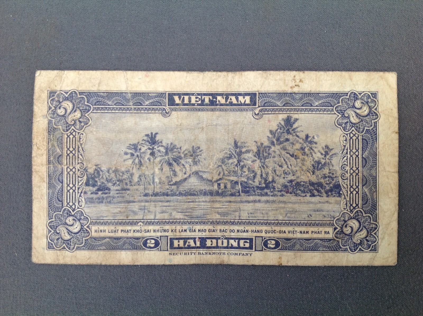 1960’s Vietnam Hai Dong 2 Bank Note