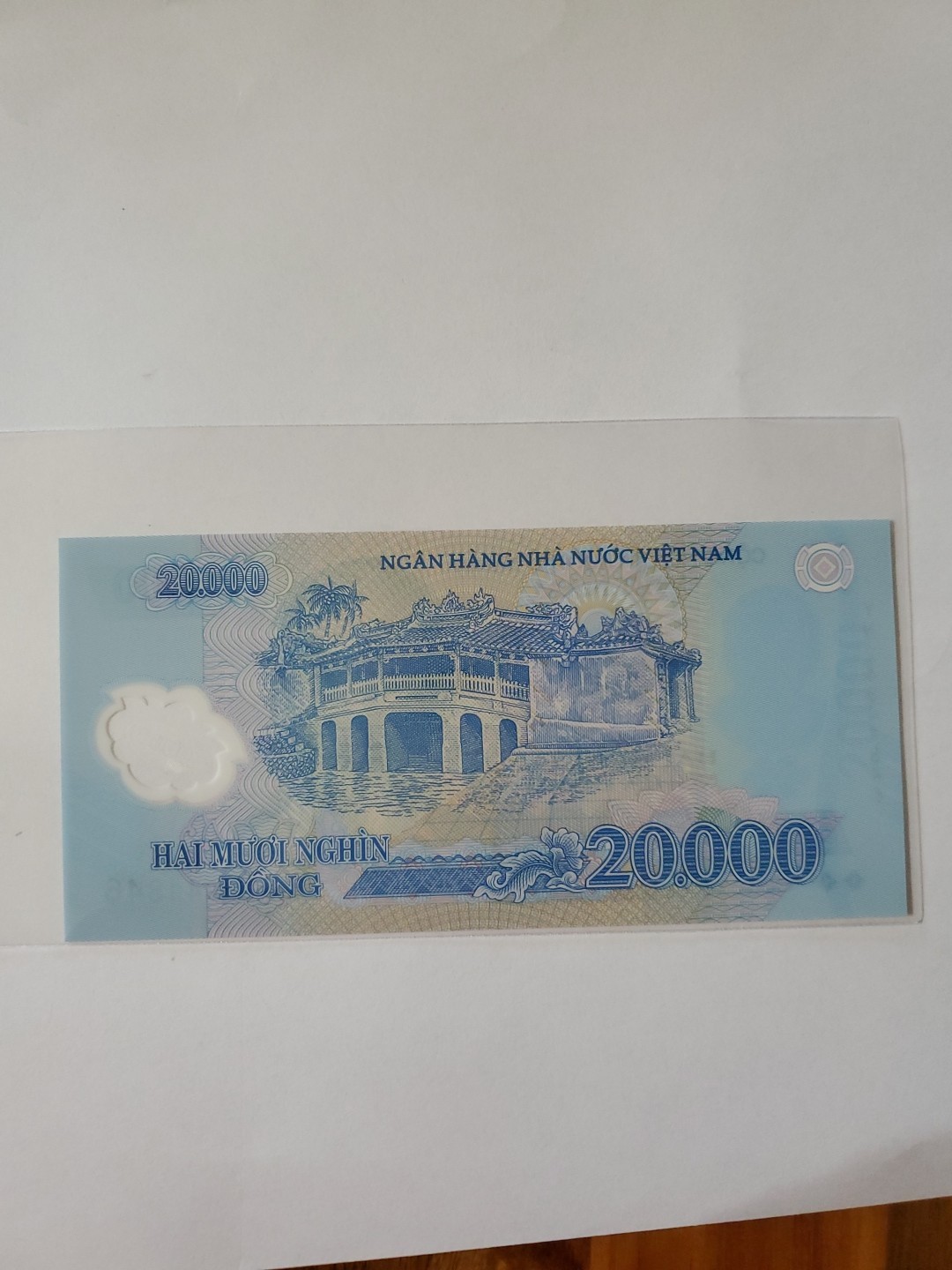 Vietnamese Currency 20000 Vietnam Dong, Random Year, UNC, Polymer