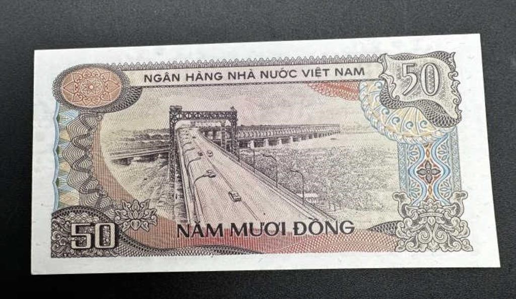 Vietnam Banknote 50 Ðong Banknote 1985 UNC P 97