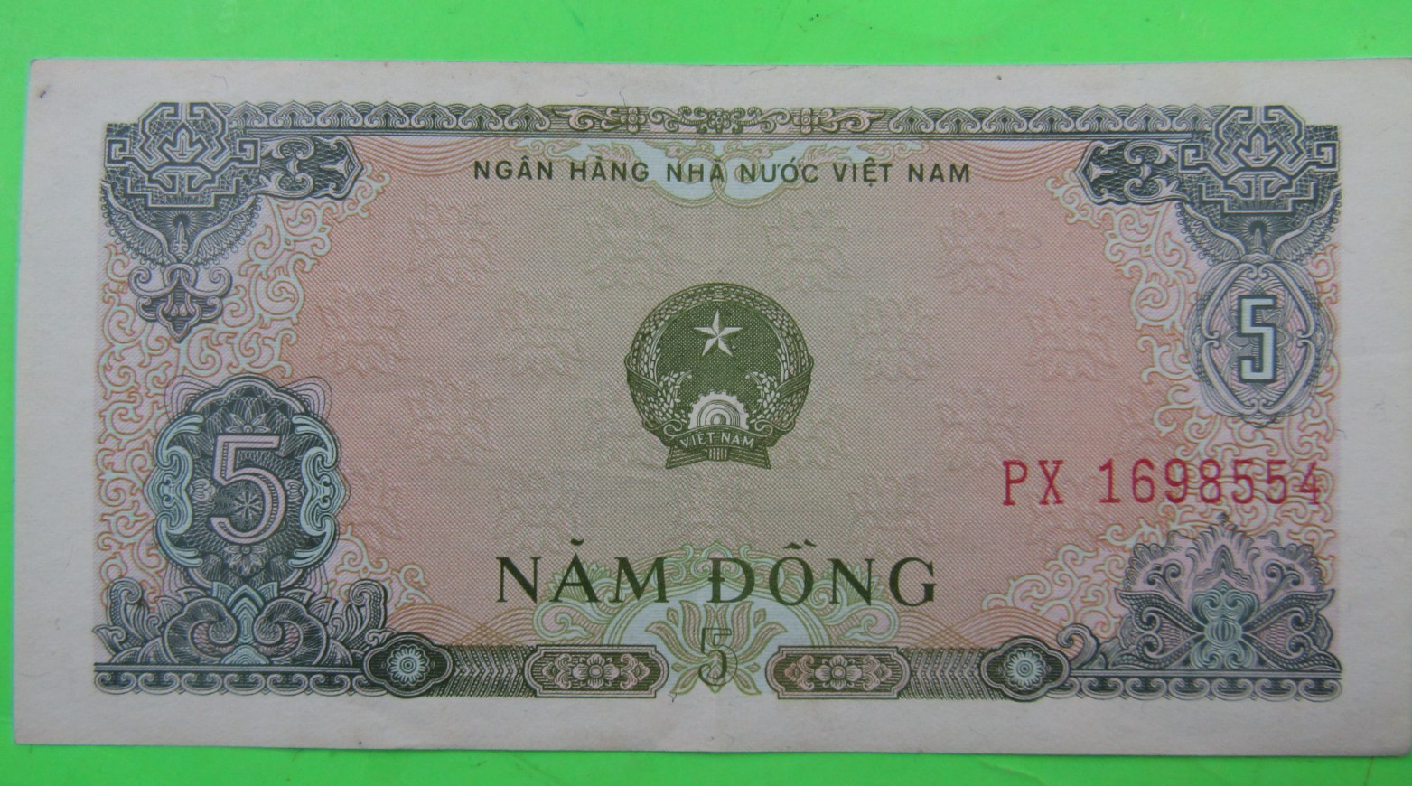 VIET NAM , 5 DONG,P#81b, 1976