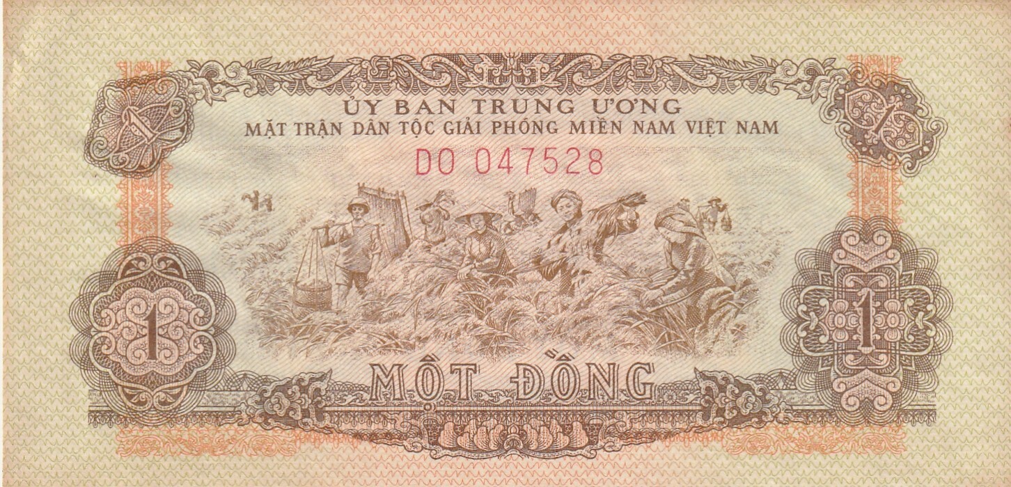 Vietnam 1963 1 Dong Circulated Banknote Pick R4 Bargain Bin