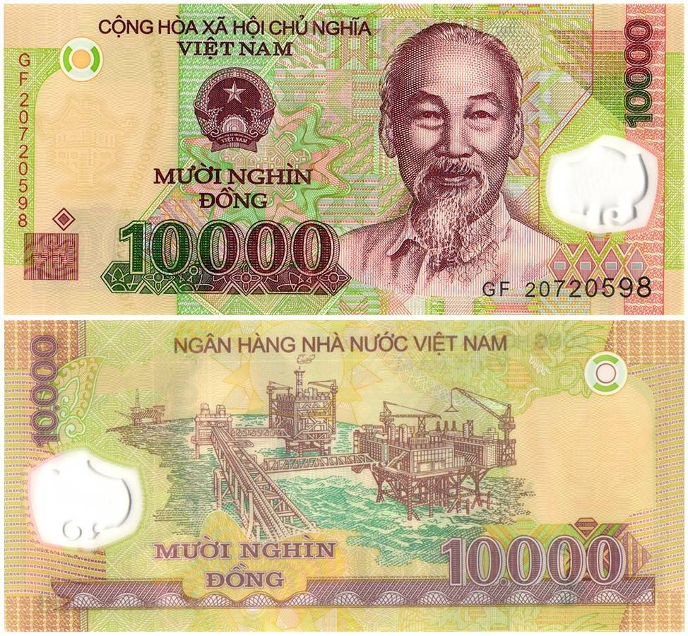 Vietnam 500-10000 Dong 4 Pieces Set, 1988-2020, P-101-119, UNC