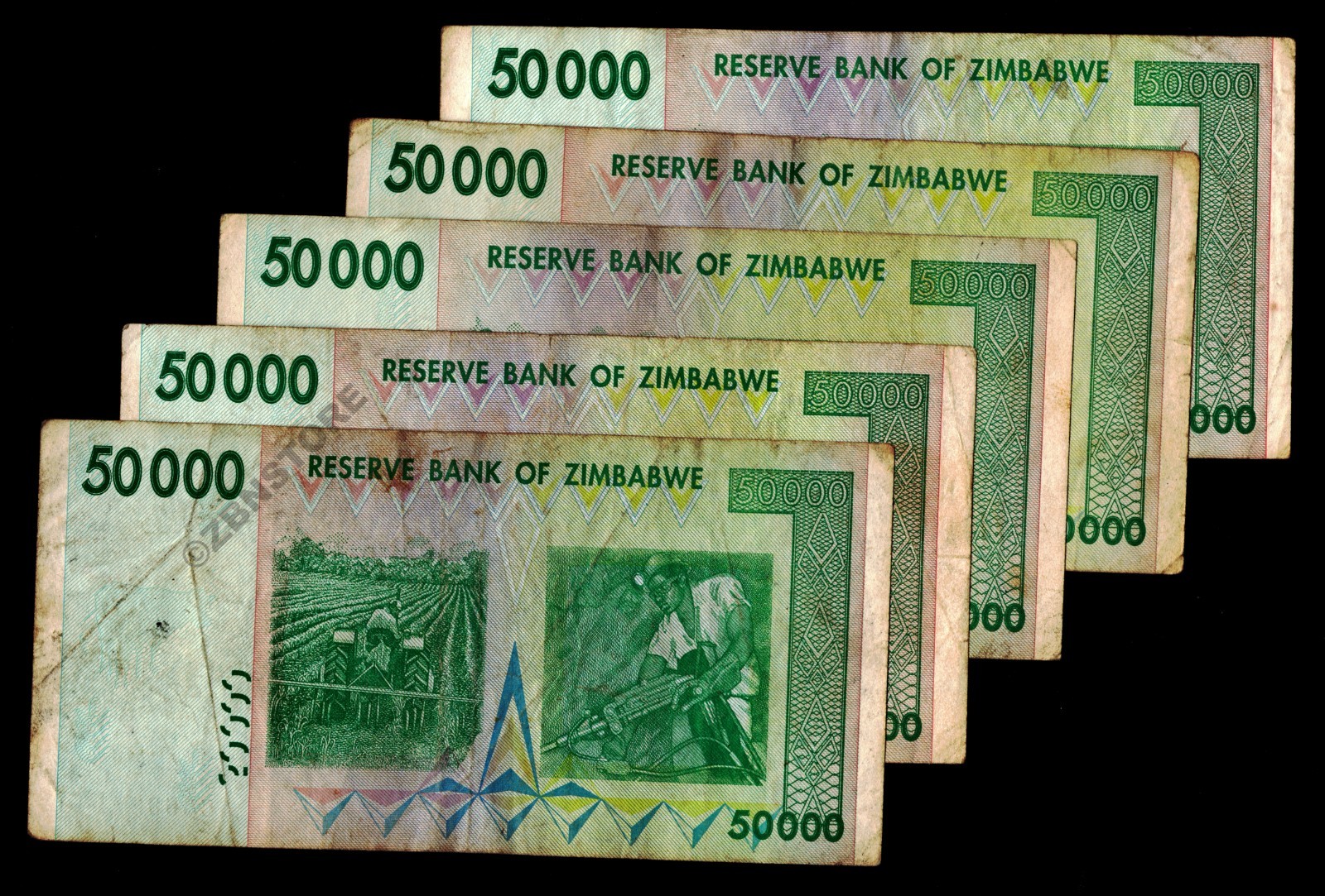 5 x 10,000 Dong Vietnam VND Banknotes Currency Uncirculated 100 % Authentic COA