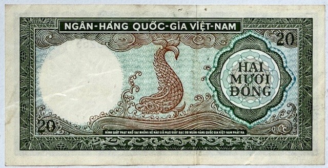VIETNAM – 20 Dong – ND(1964) – Pick-16a – Crisp About Uncirculated!