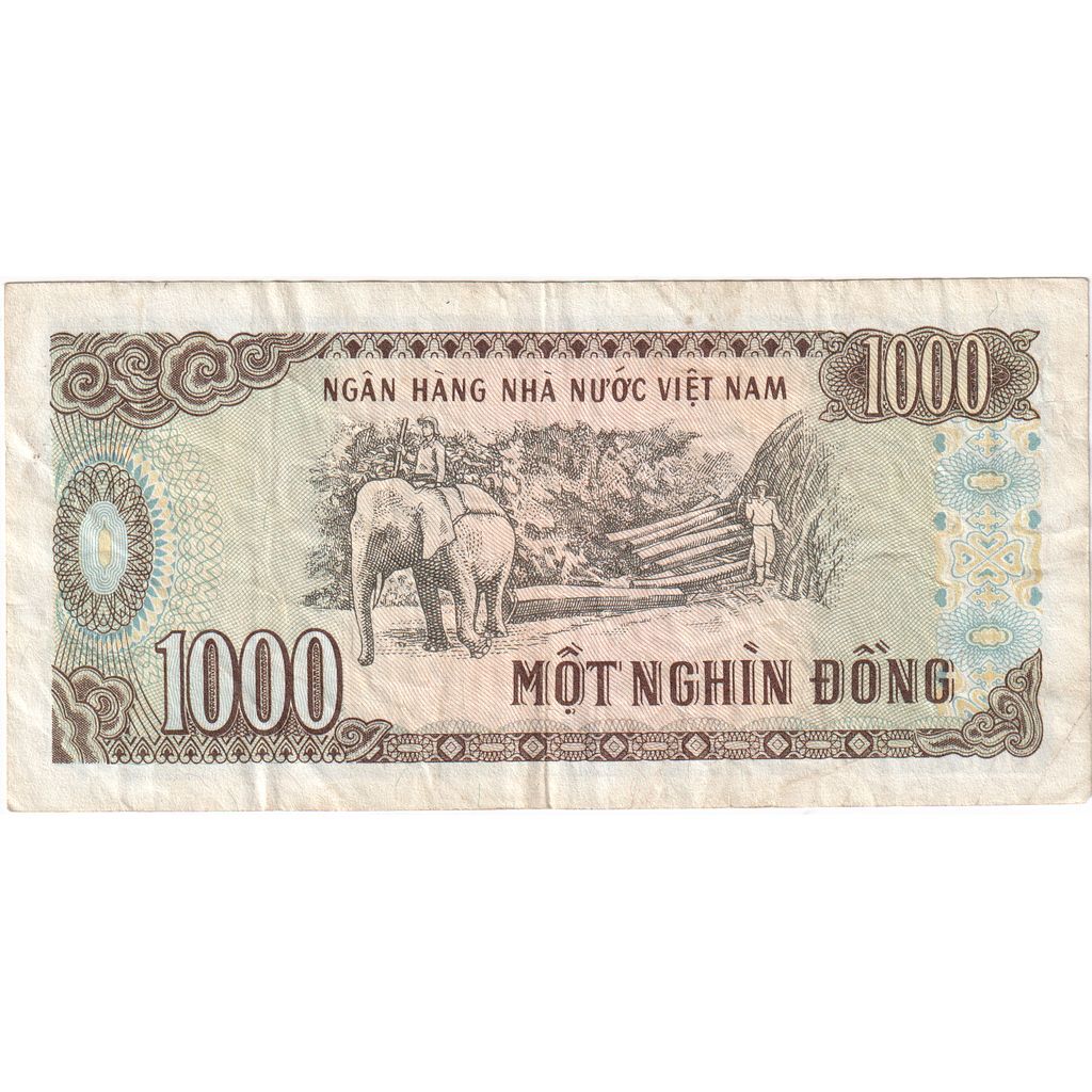 [#1230200] Vietnam, 1000 D ox ng, 1988, KM:106a, EF