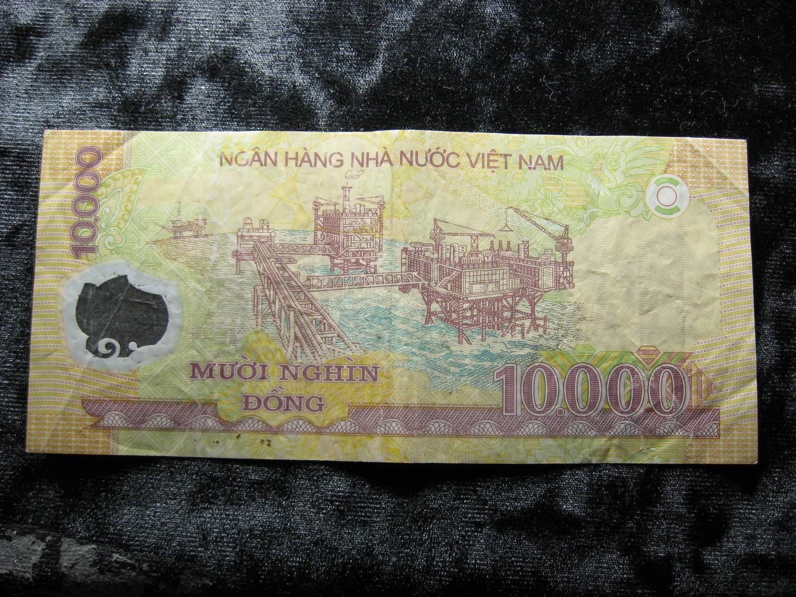 old world polymer currency note VIETNAM 10000 dong 2014 P119 Ho Chi Minh #72