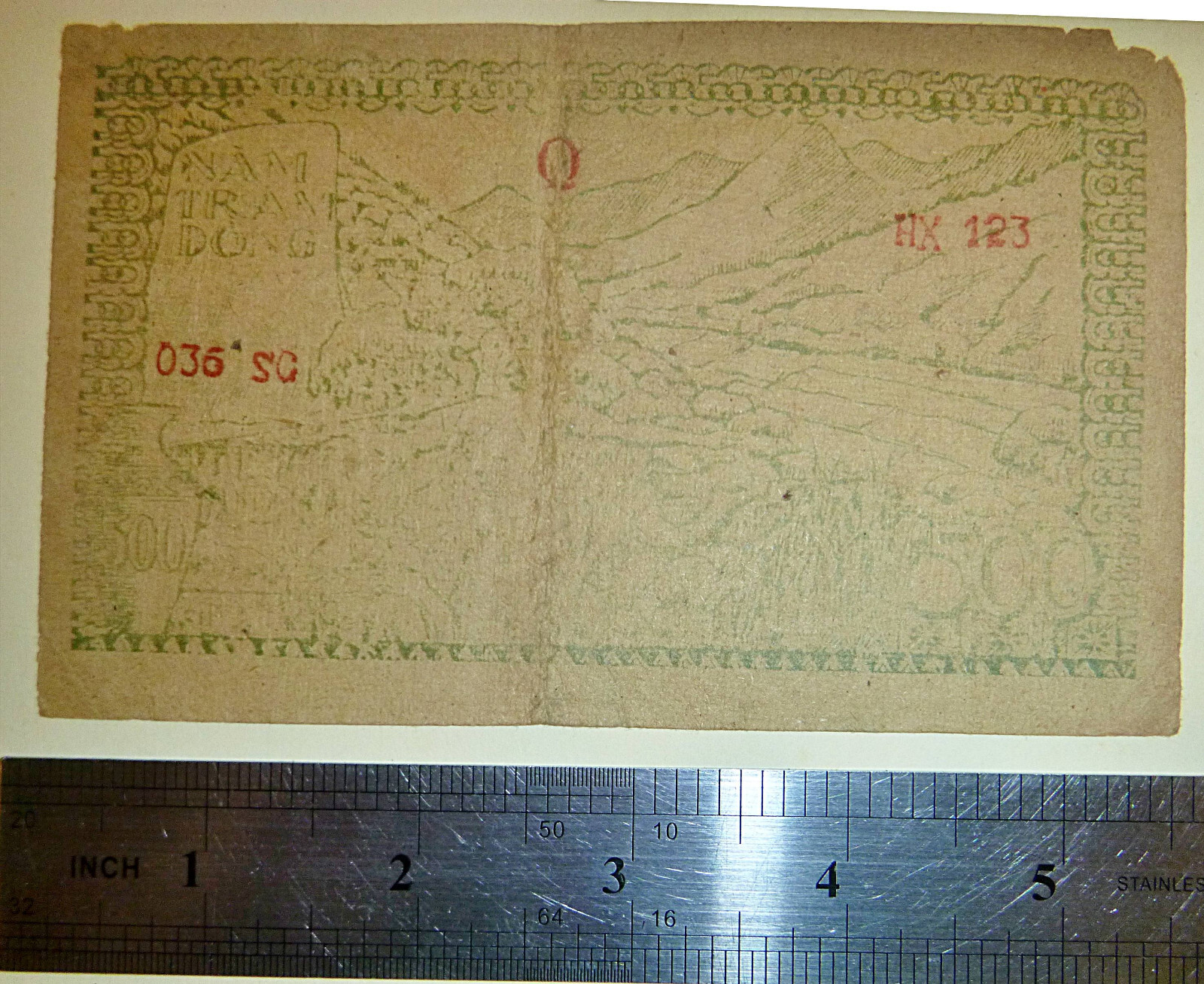 1950 Credit Note – Viet Minh – 500 DONG – Bank Note – Vietnam French War – C.362