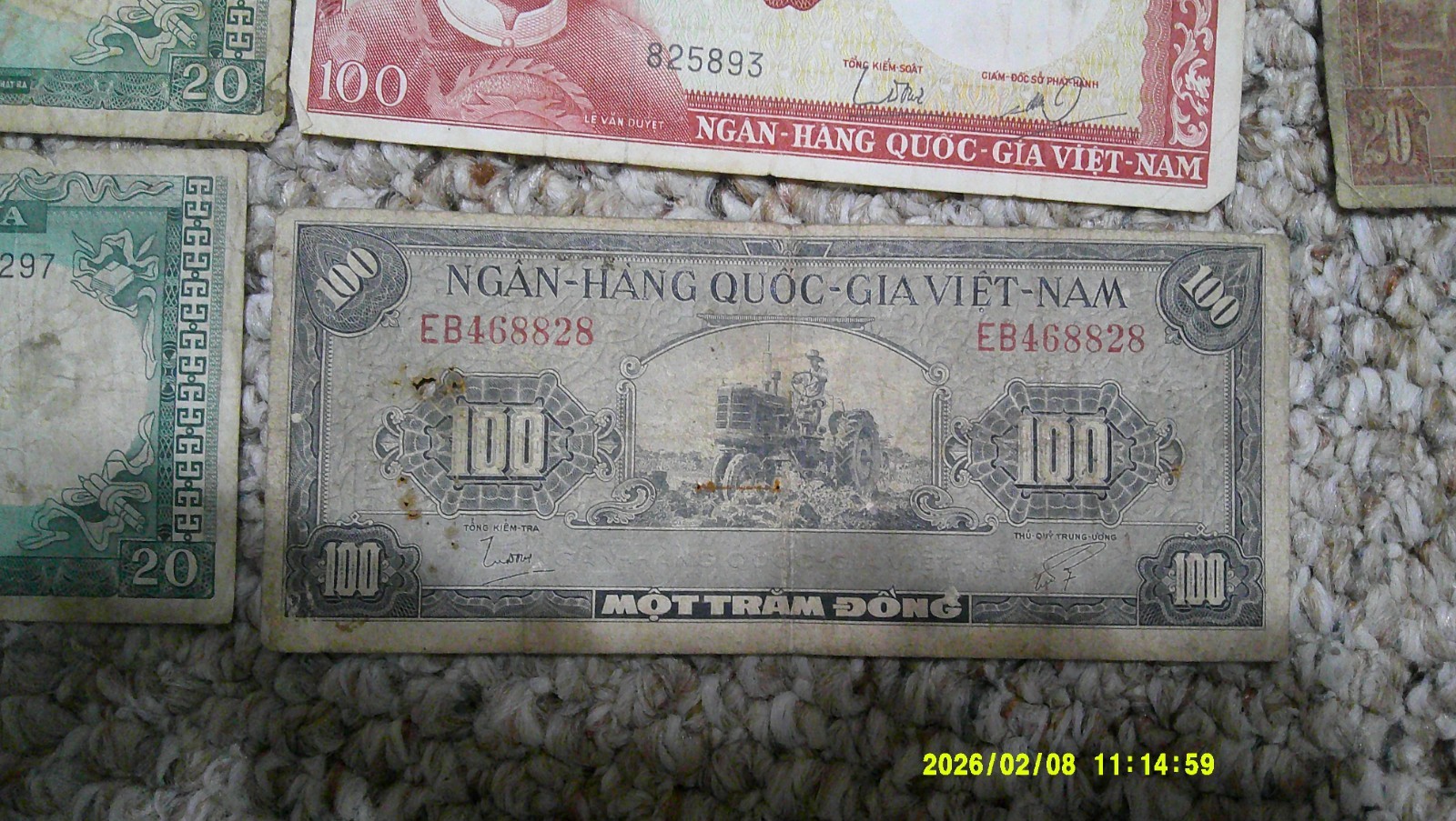 Vietnam Currency Banknotes 1955 – 1966 Lot of 8