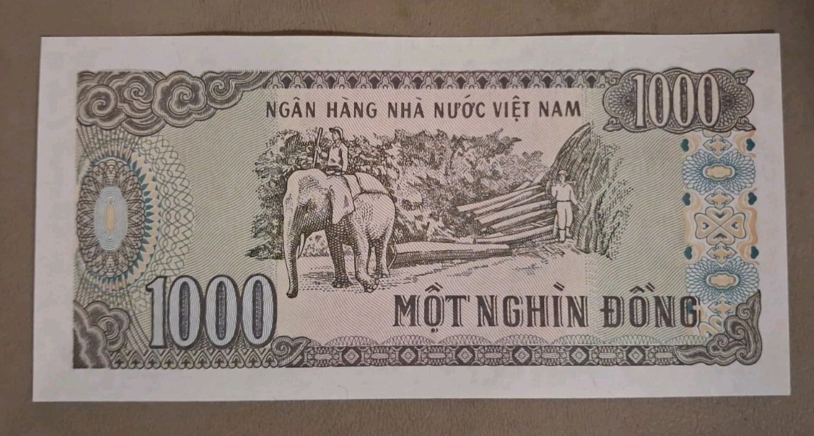 1988 Vietnam 1000 Dong Note