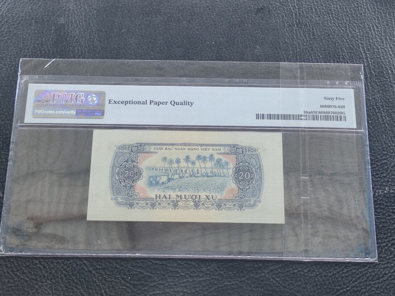 20 Xu 1966 PMG-65 EPQ Gem UNC Original Vintage_LDP Shop.