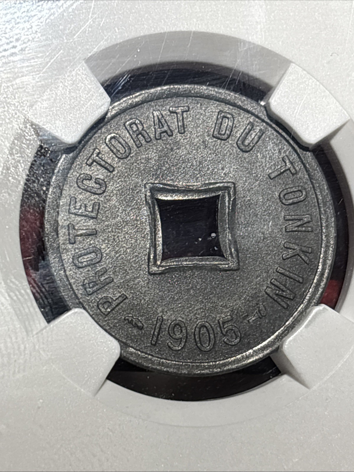 1905 Vietnam 1/600p Tonkin Ngc Ms63 Choice Spot Free Surfaces Looks Undergraded