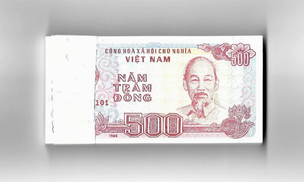 Vietnam 500 DONG P-101A 1988 x 100 Pcs Lot BUNDLE UNC Vietnamese Currency NOTE