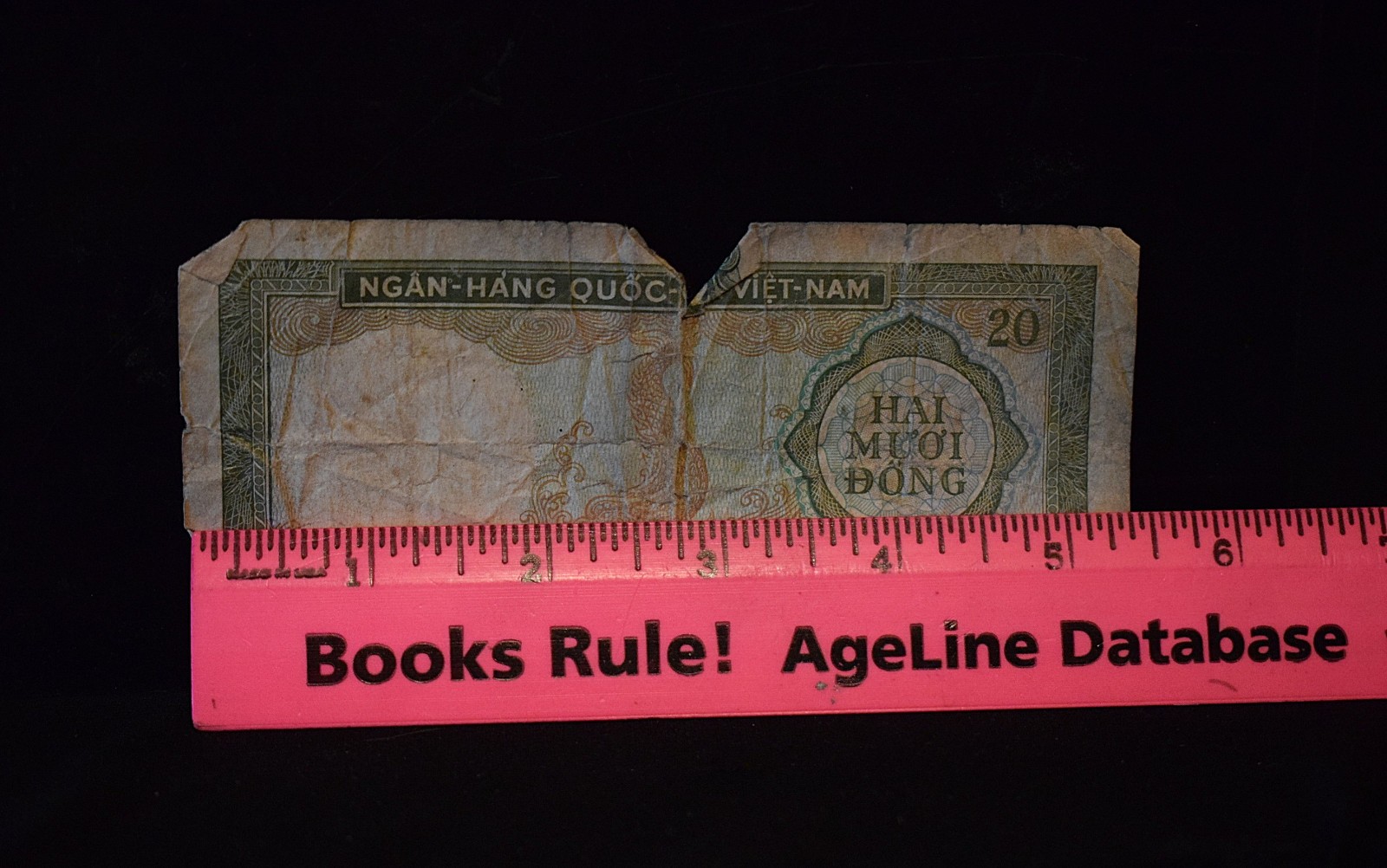Vintage Vietnam War Era 1960s Vietnam NGAN-HANG QUOC-GIA 20 HAI MUOI BONG