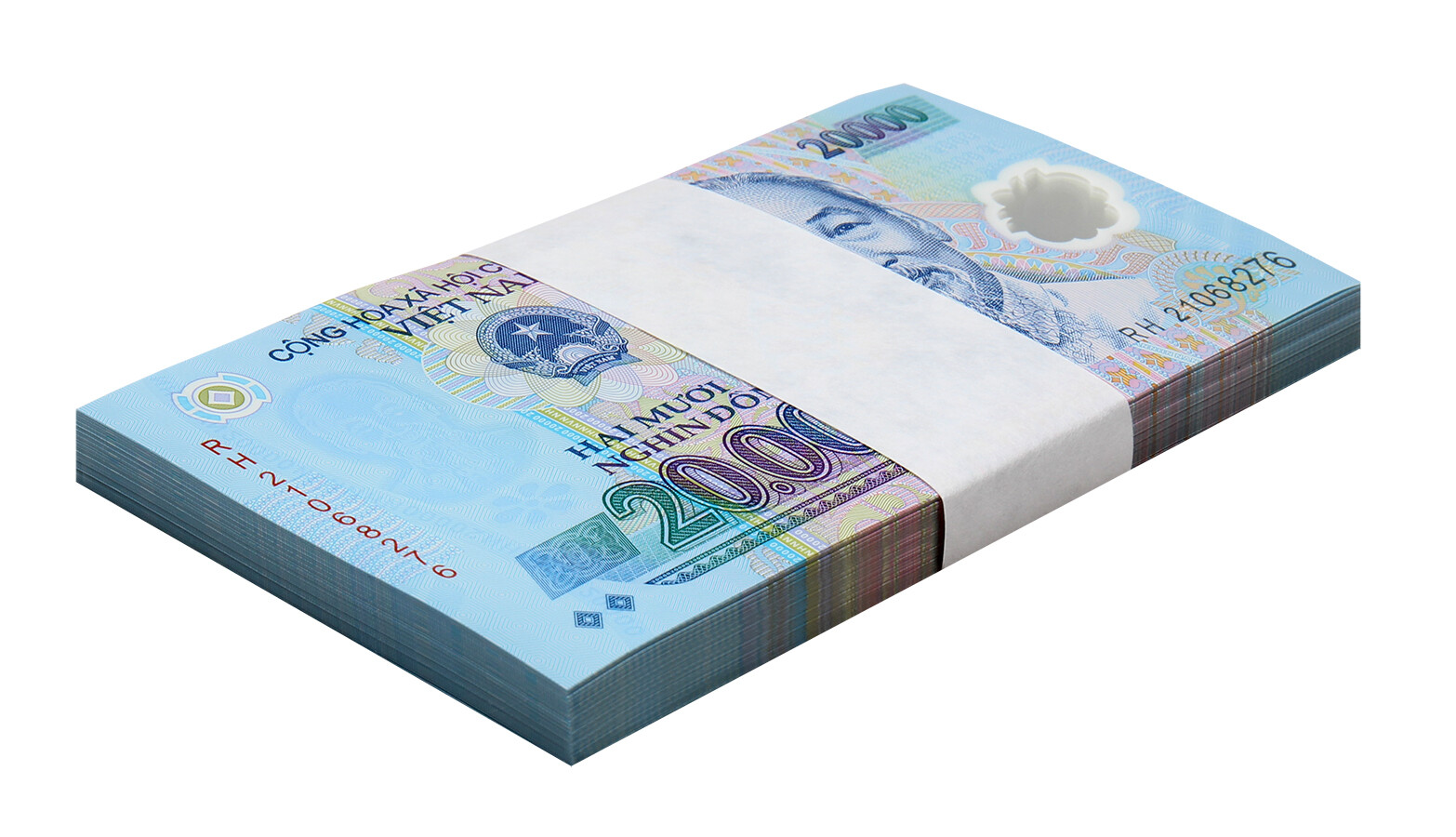 100 x Vietnam 20,000 Dong Banknote, 2021, P-120l, UNC, Polymer USA SELLER COA