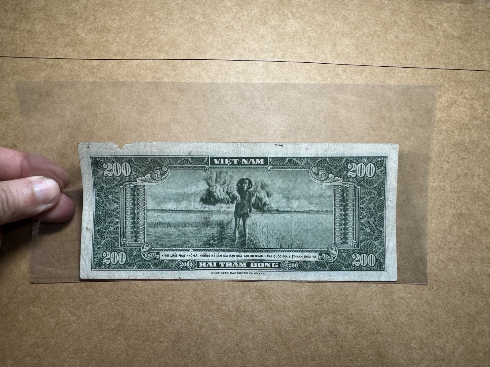 South Viet Nam Banknotes 200 Dong P-14a 1955 Rare_LDP Shop.