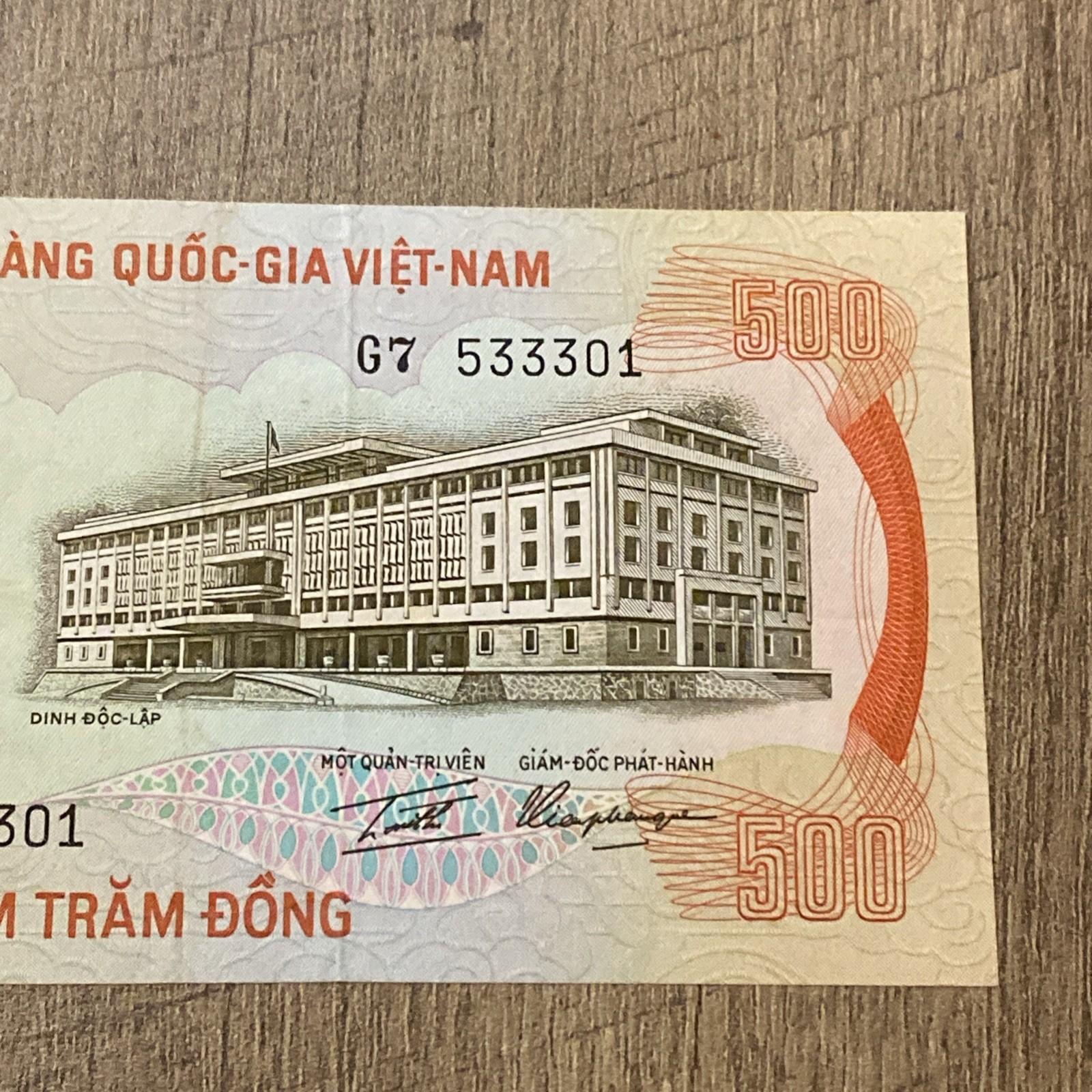 South Vietnam- 500 Dong-1972