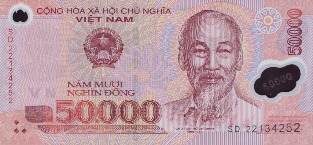 VIETNAM 50000 DONG P-121 2022 UNC