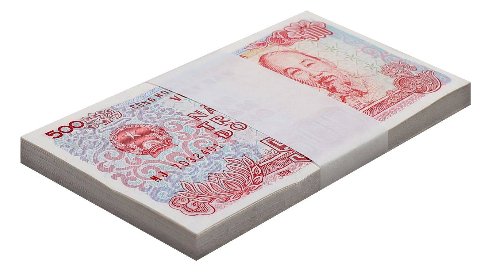 Vietnam 500 Dong, 1988, P-101a, UNC X 100 PCS Bundle Pack