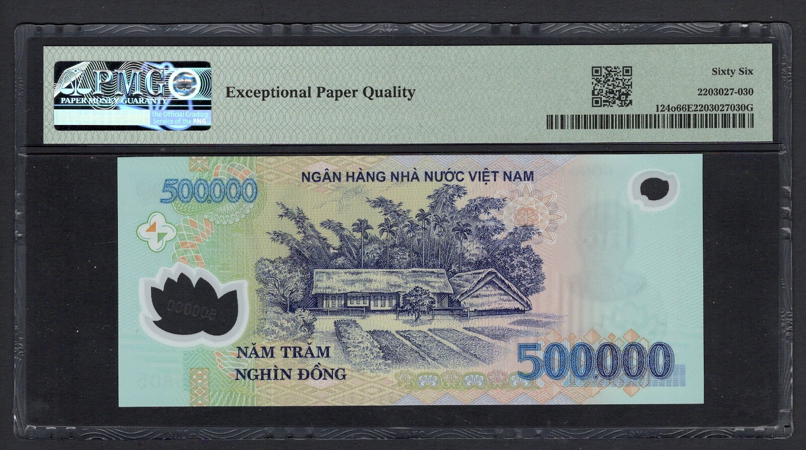 Viet Nam 500000 Dong 2019 P124o Uncirculated Grade 66