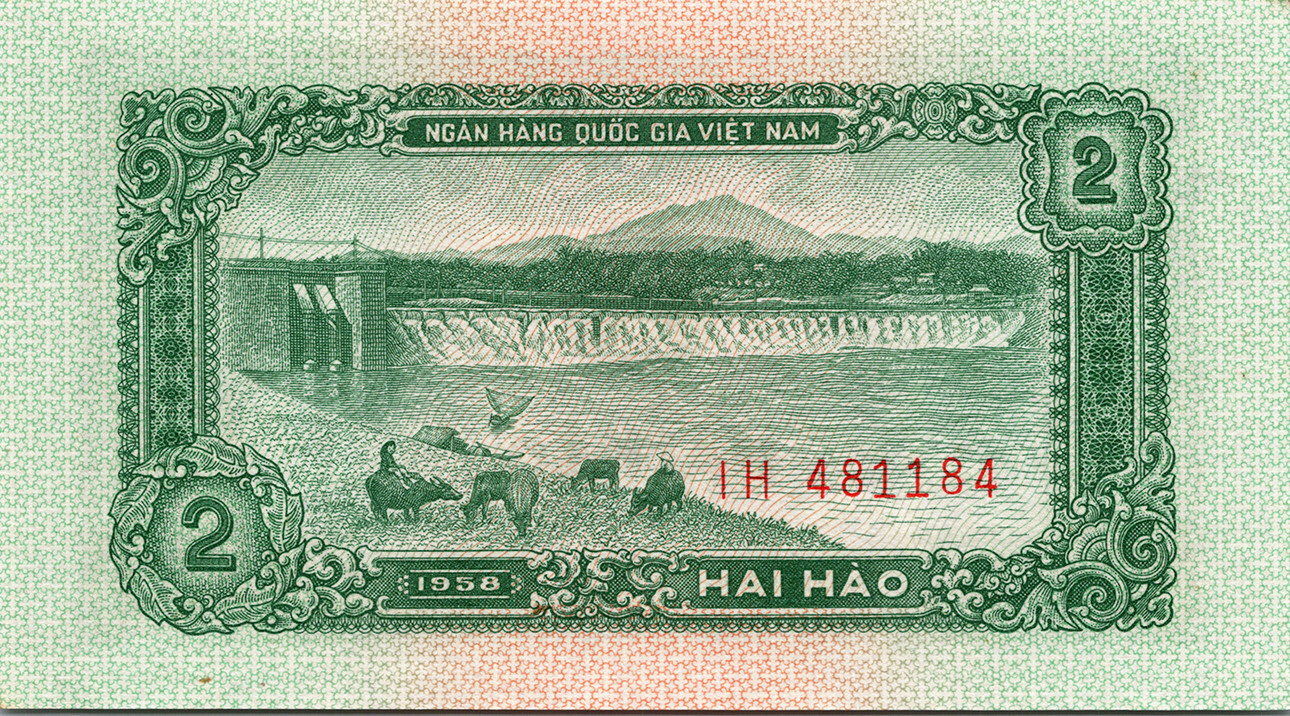 Vietnam, 2 Hao 1958, RADAR 481184, aUNC/UNC, P-69