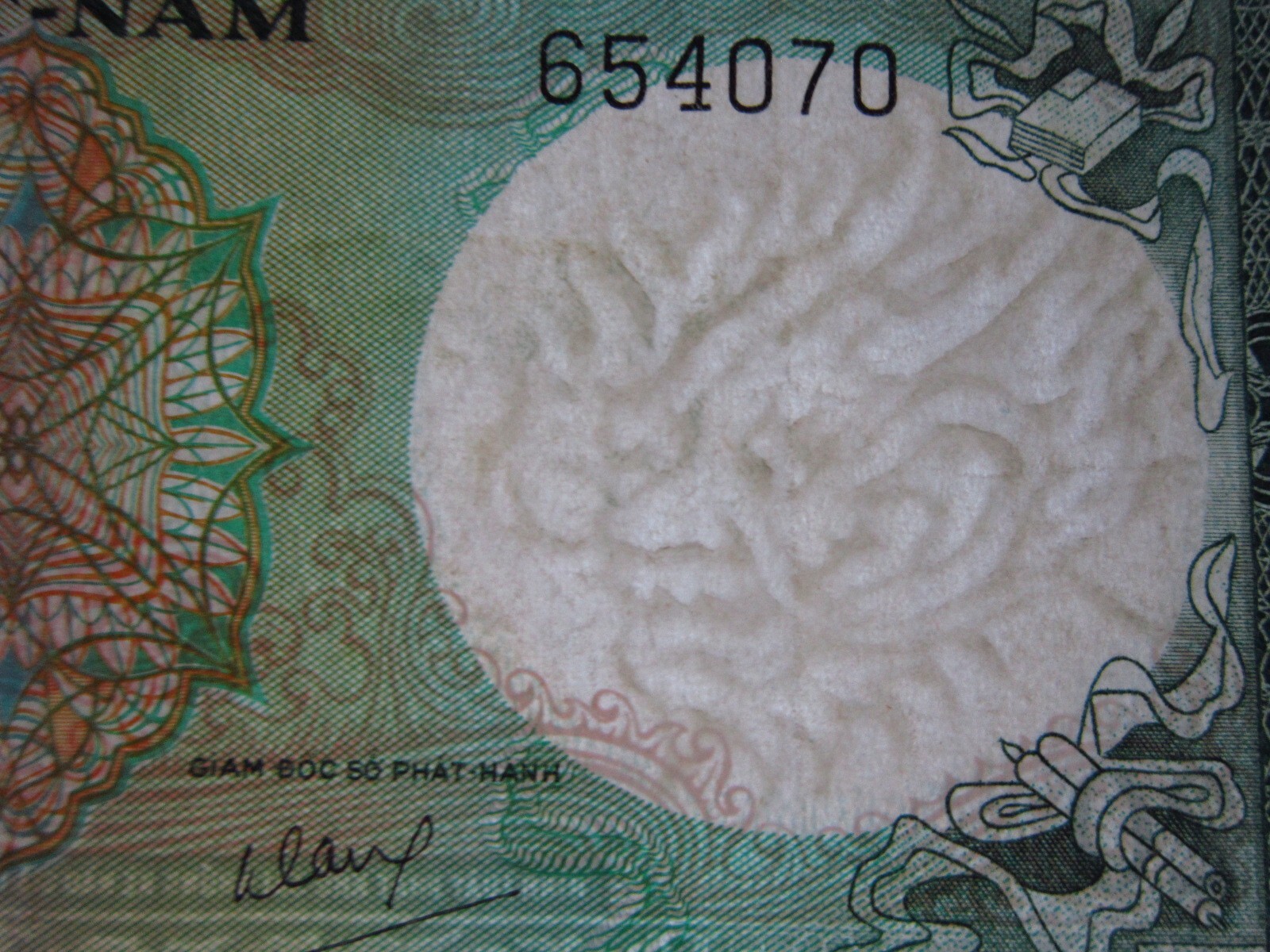 South Vietnam 20 Dong ND 1964 a8h4070 Dragon P16 National Bank Việt Nam Money