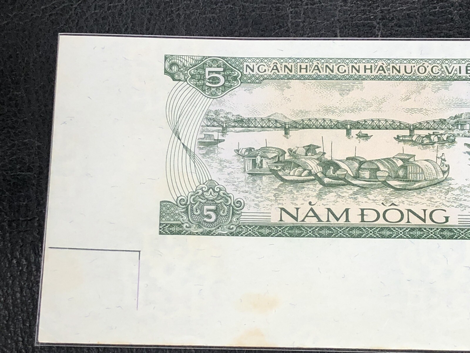 5 Dong Proof Uniface 1985 UNC Viet Nam Banknotes Original Vintage_LDP Shop.