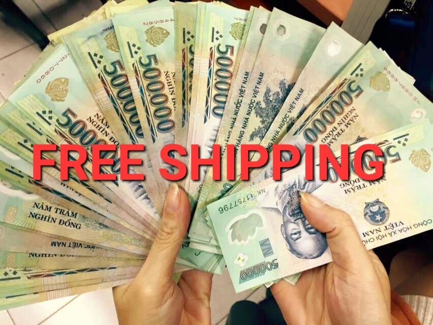 BUY 1 MILLION VIETNAM DONG = 2 x 500 000 Vietnamese Dong Currency – VND Banknote