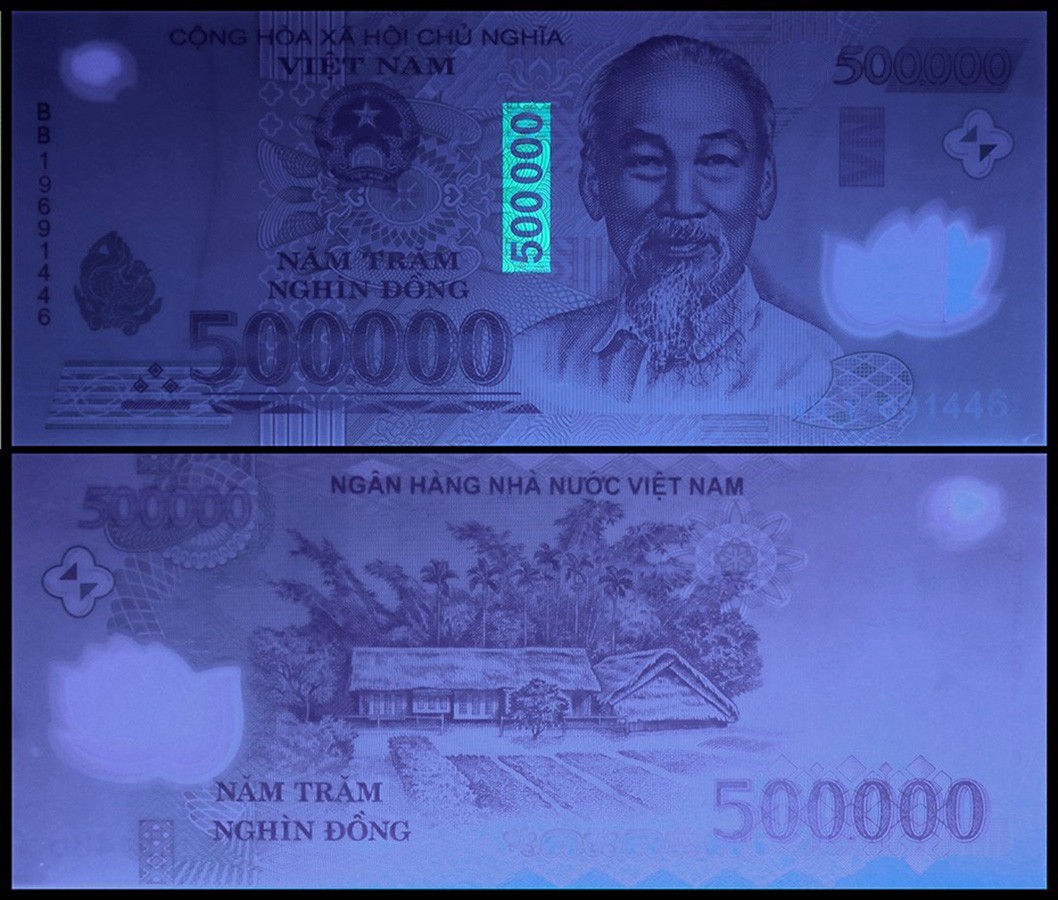 1,000,000 VND 2 x 500.000 ONE MILLION VIETNAMESE DONG VIET NAM MONEY Guaranteed