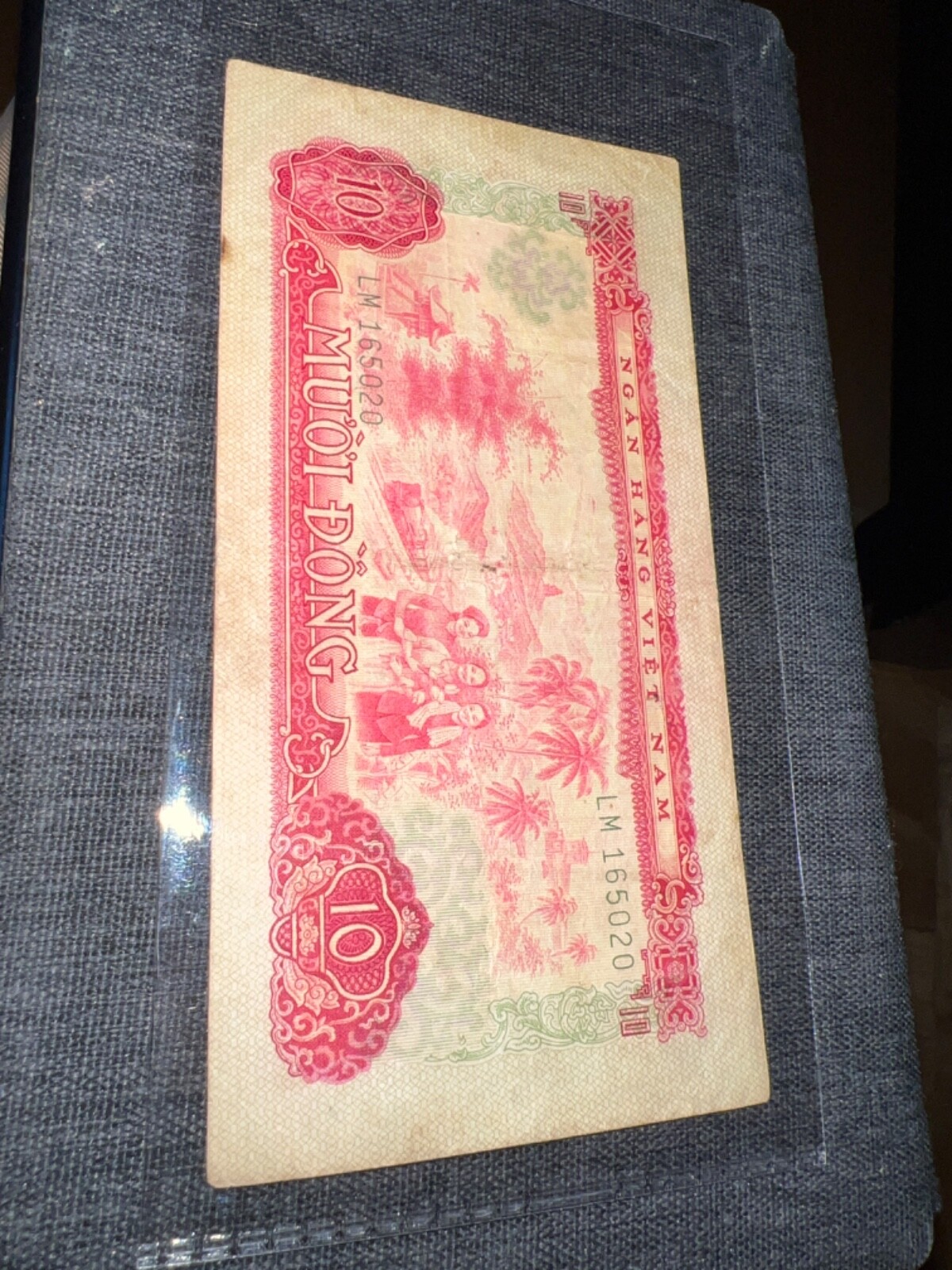 See Photos. South Vietnam 10 Dong 1966. Circulated