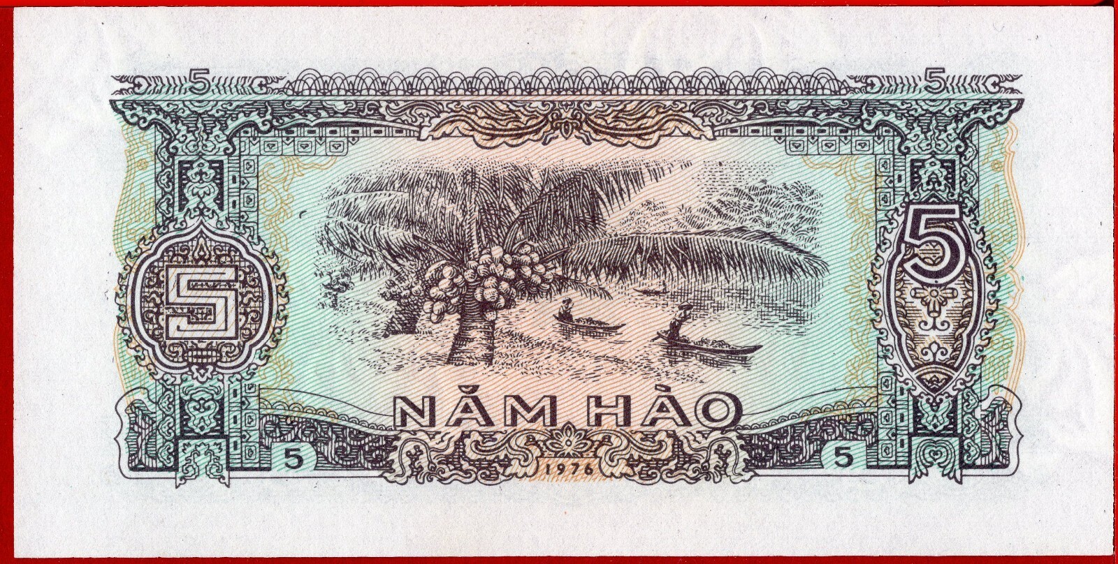 VIETNAM 5 HAO = 0,50 DONG 1976 P 79 UNC perfect free shipping from 100$