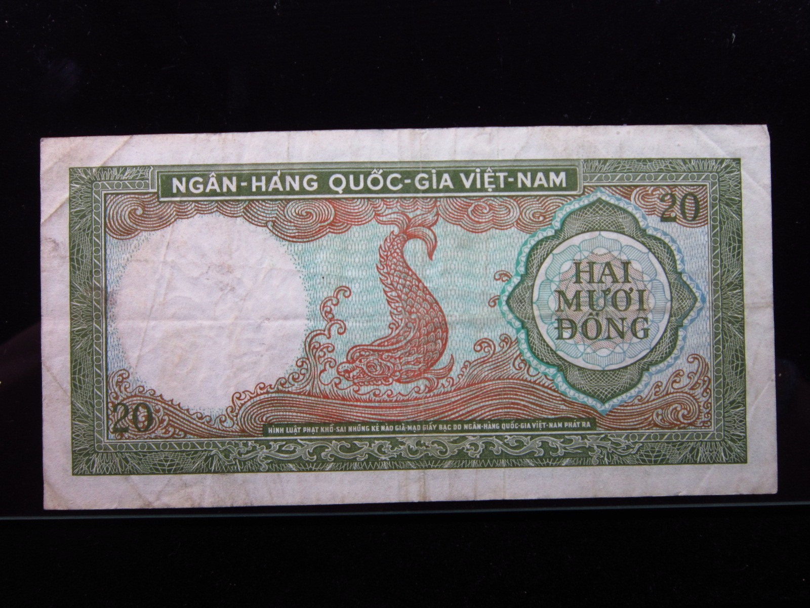 South Vietnam 20 Dong ND 1964 P16 Demon Dragon i6673 National Bank Việt Nam