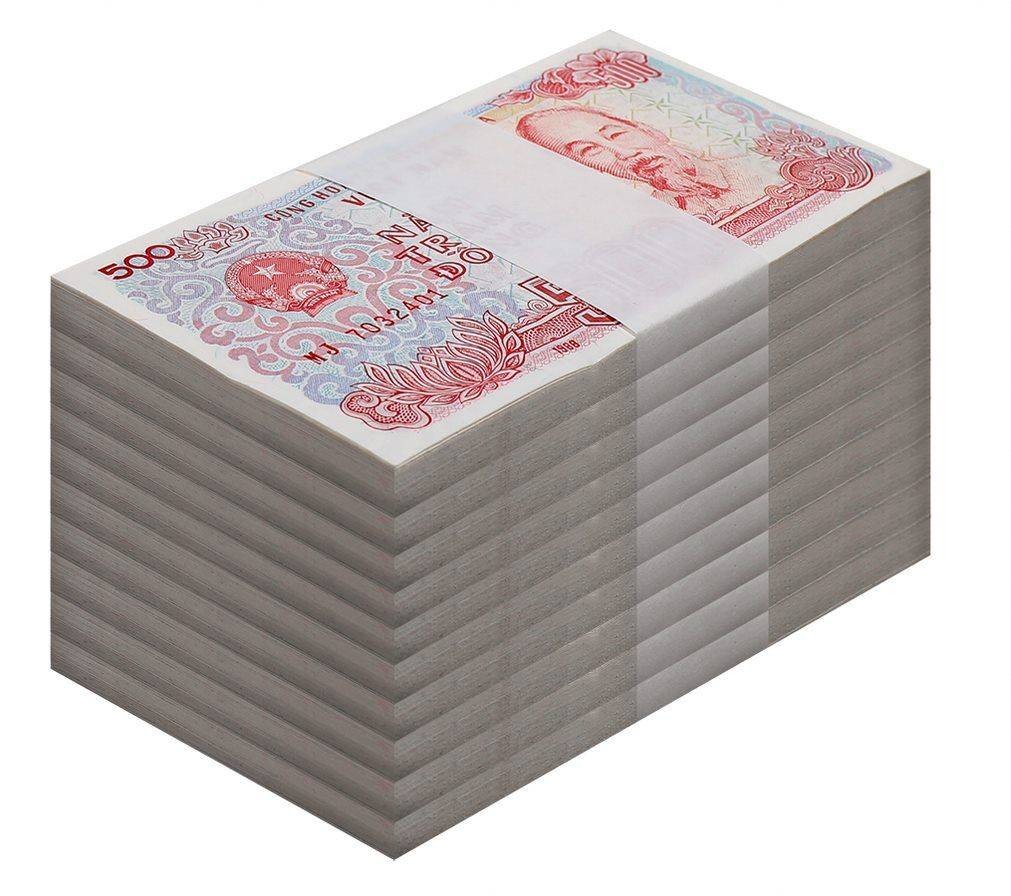 Vietnam 500 Dong, 1988, P-101a, UNC X 1000 PCS Brick