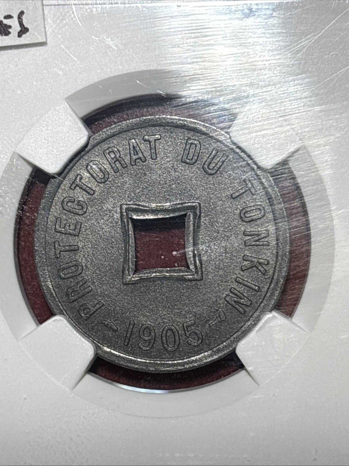 1905 Vietnam 1/600p Tonkin Ngc Ms63 Choice Spot Free Surfaces Looks Undergraded