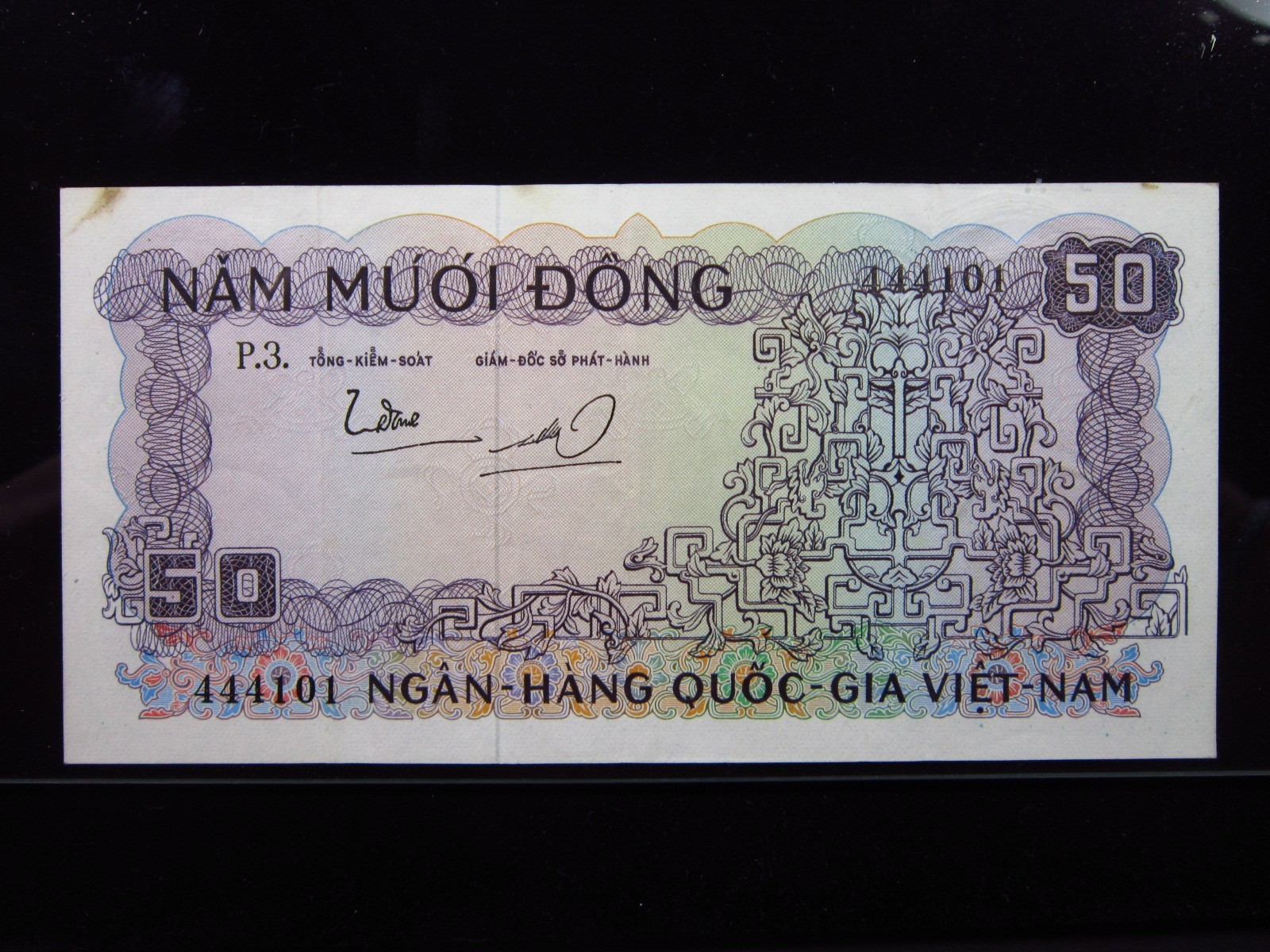 South Vietnam 50 Dong ND 1966 P17 i4101 Việt Nam Military Council Money