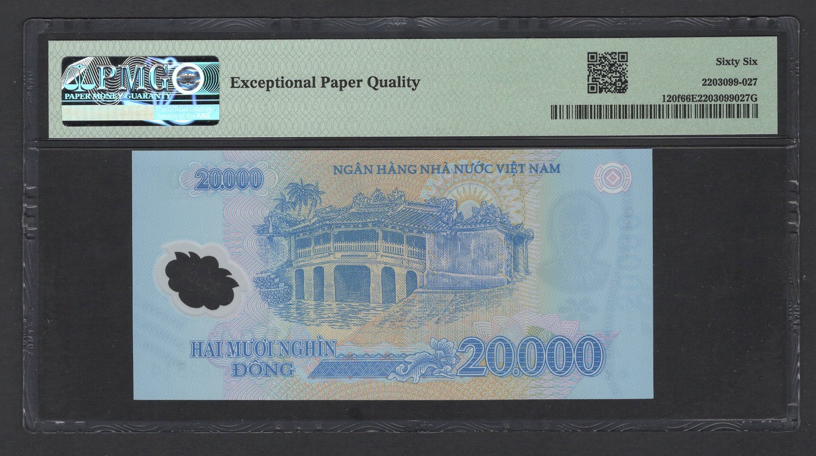 Viet Nam 20000 Dong 2014 P120f Uncirculated Grade 66
