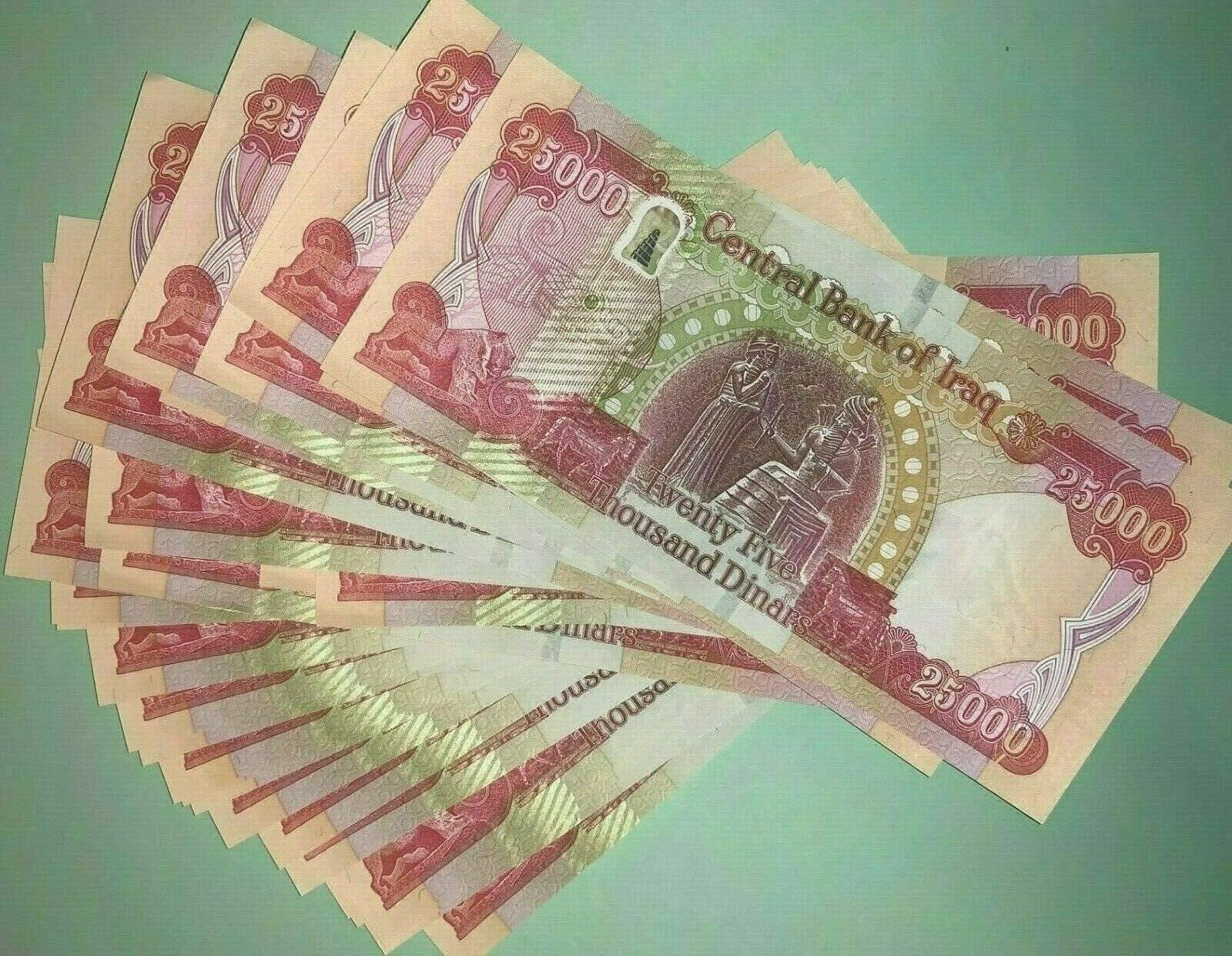 1/5 MILLION Iraqi Dinar – REAL Iraq Currency – 200,000 IQD (25000 x 8) + COA