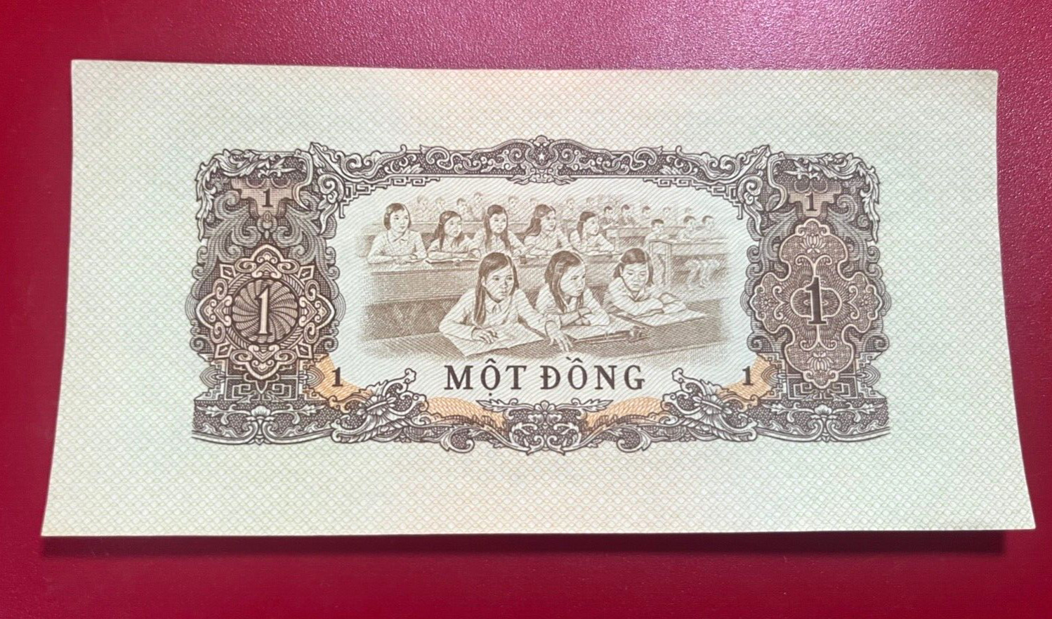 1963 VIETNAM MOT DONG ( ONE DONG ) BANKNOTE GREAT CONDITION RARE