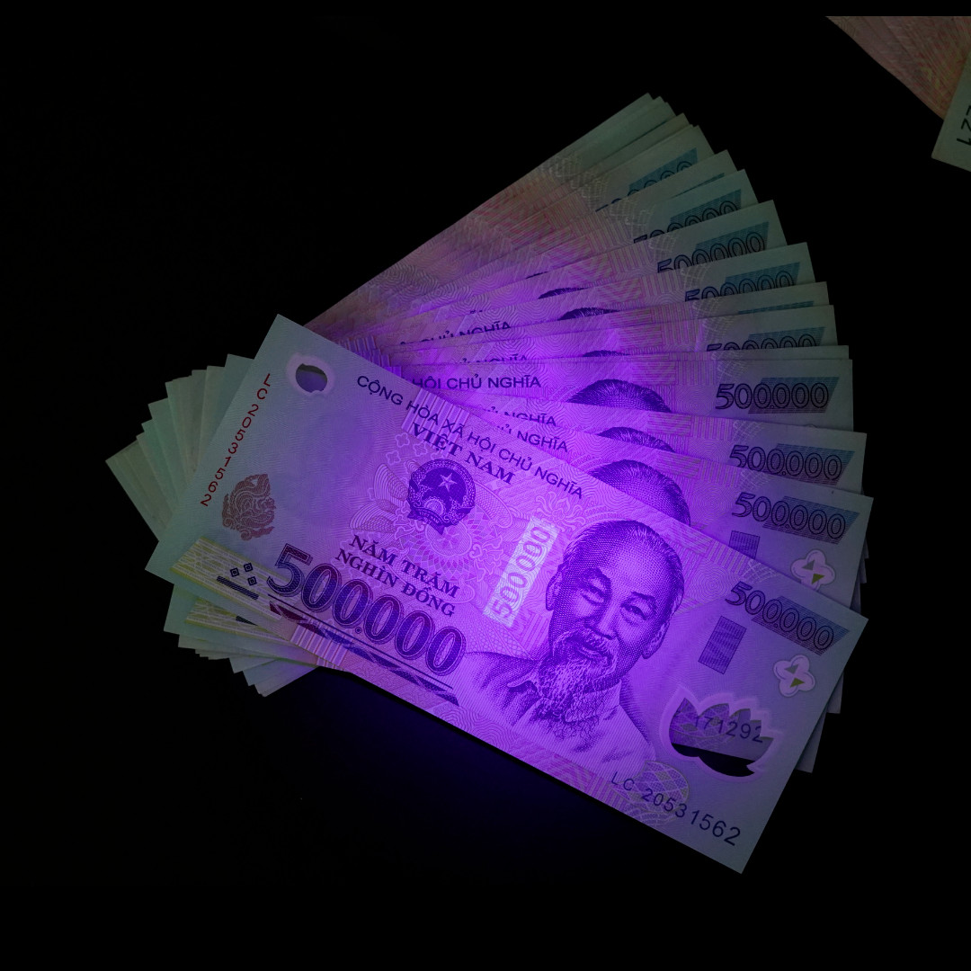 500,000 Vietnam Dong = 1 UNC Vietnamese Polymer Currency Banknote 100% Authentic