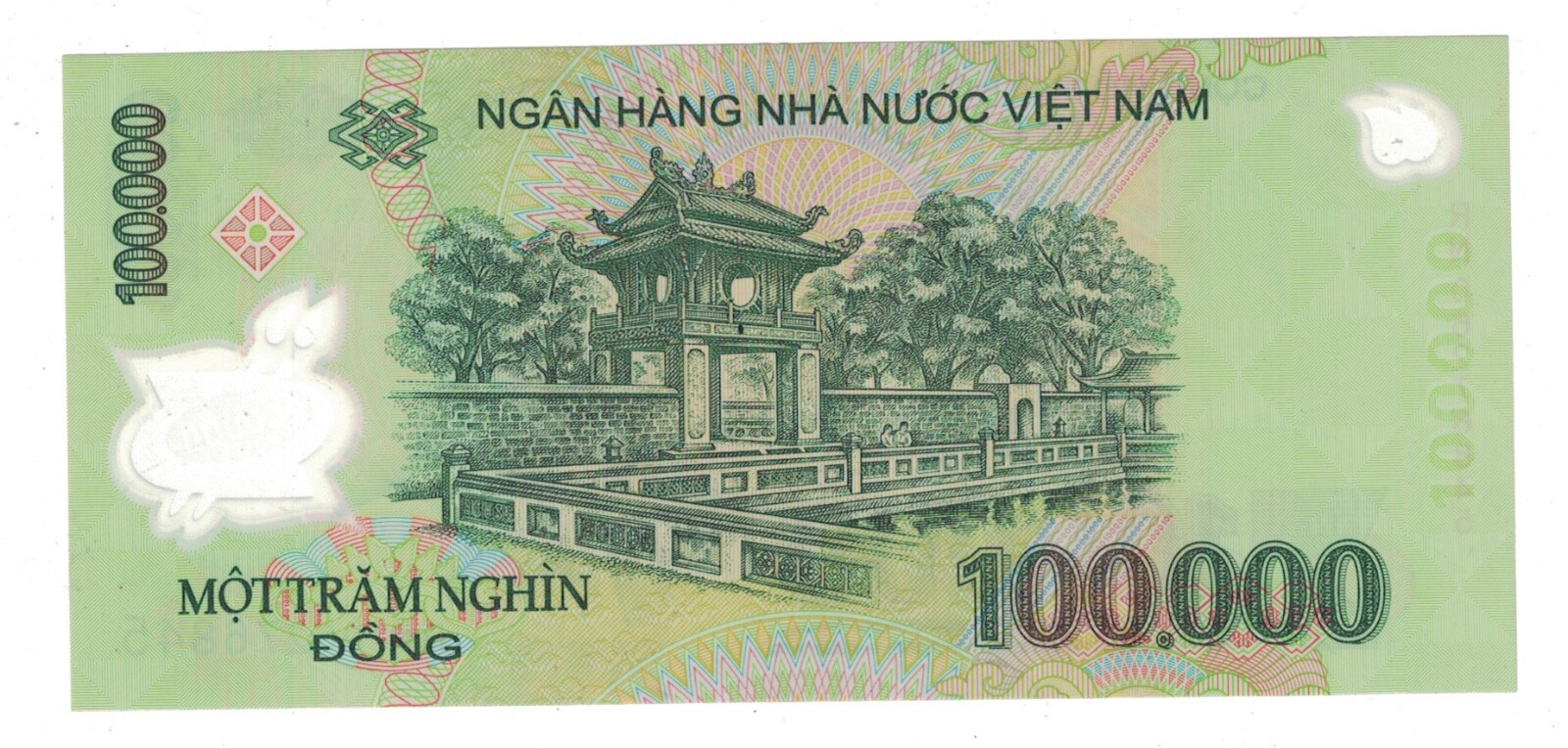 VIETNAM 100.000 DONG 2006 “POLYMER” Pick# 122c UNC. #PL2343