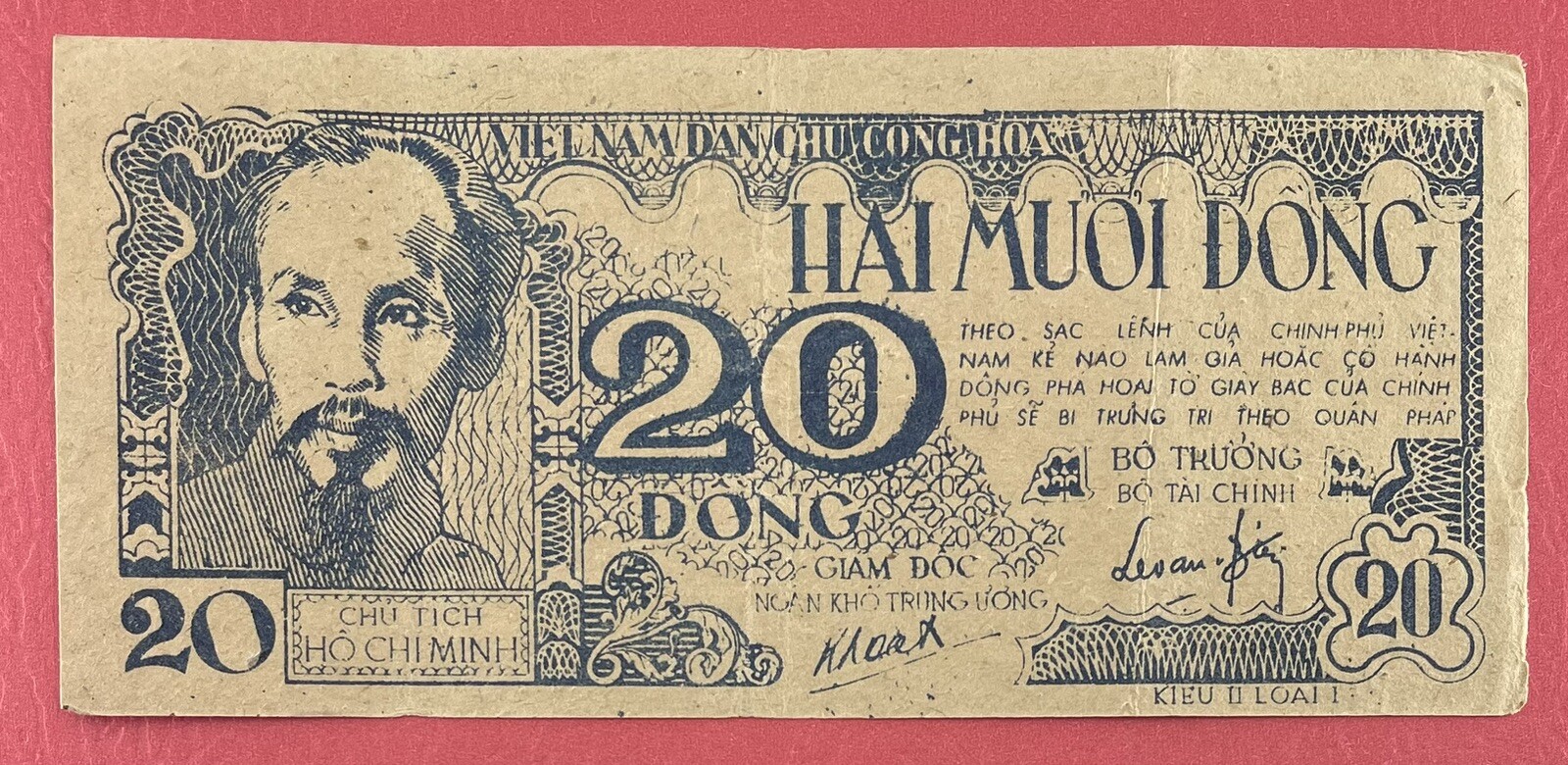 Vietnam 20 Dong 1948 Pick# 24a VF-XF. #PL 1844
