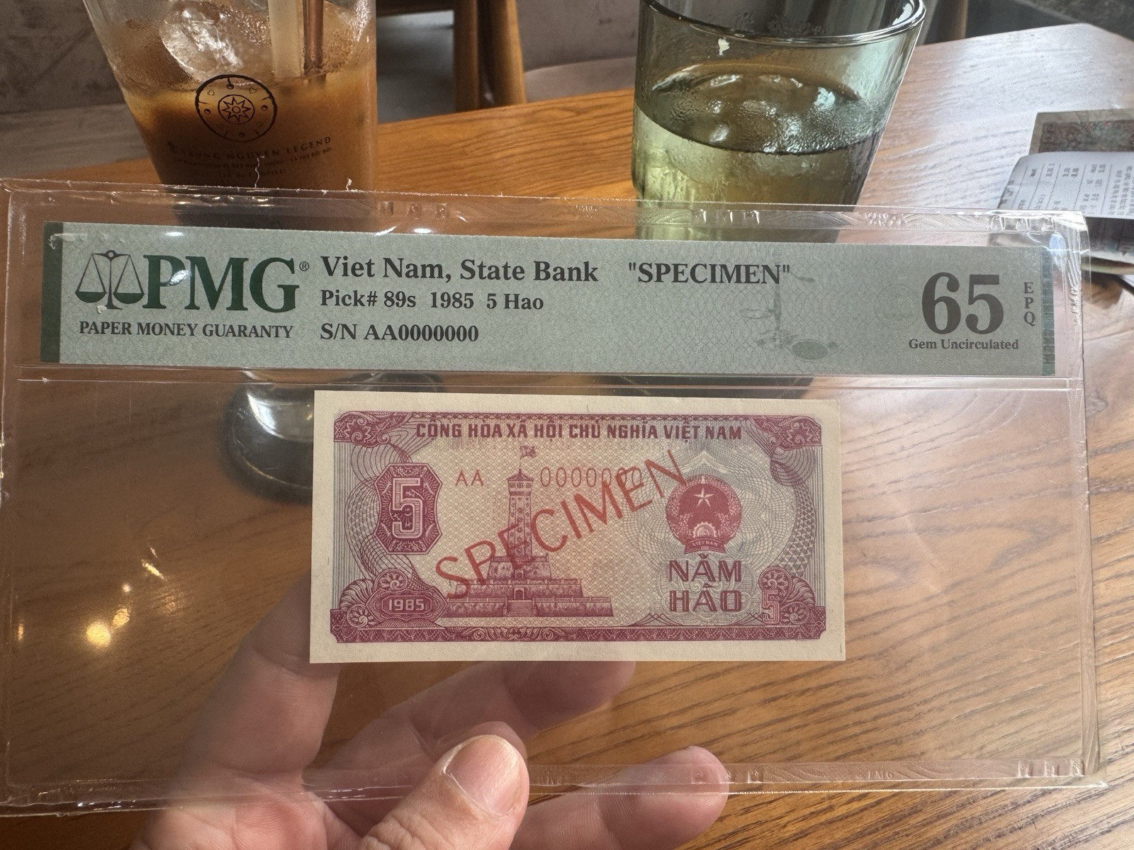 5 Hào 1985 Banknotes Viet Nam PCGS-65 EPQ GEM UNC_LDP.
