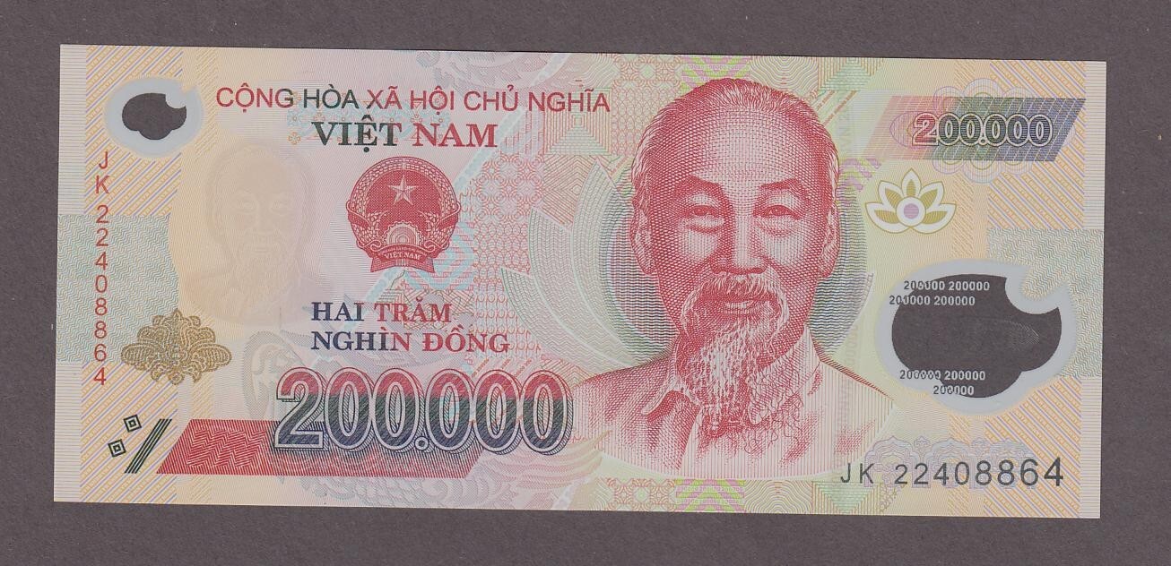 Vietnam 200000 Dong Banknote Polymer UNC