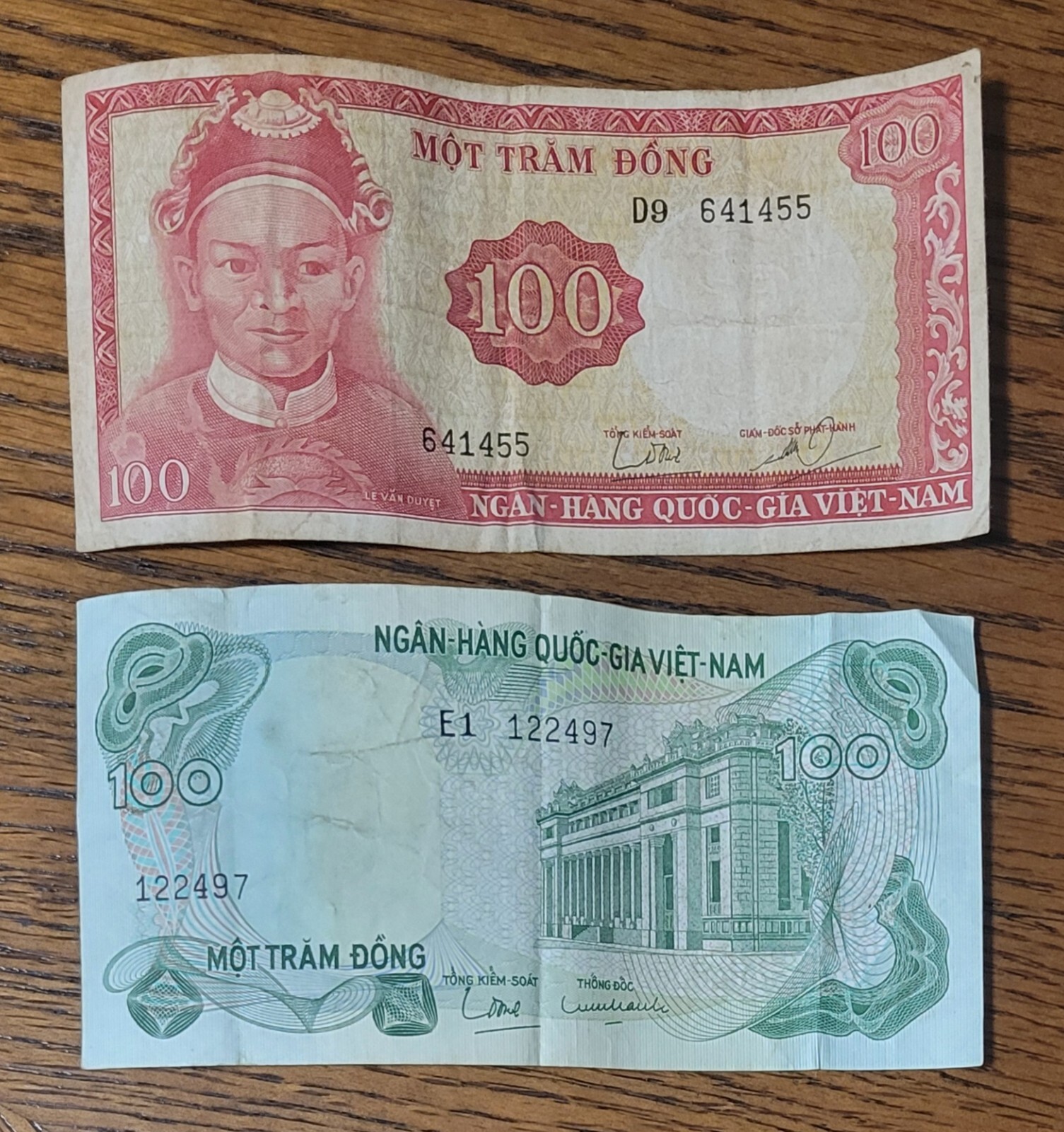Vintage World Banknote Lot from Vietnam.
