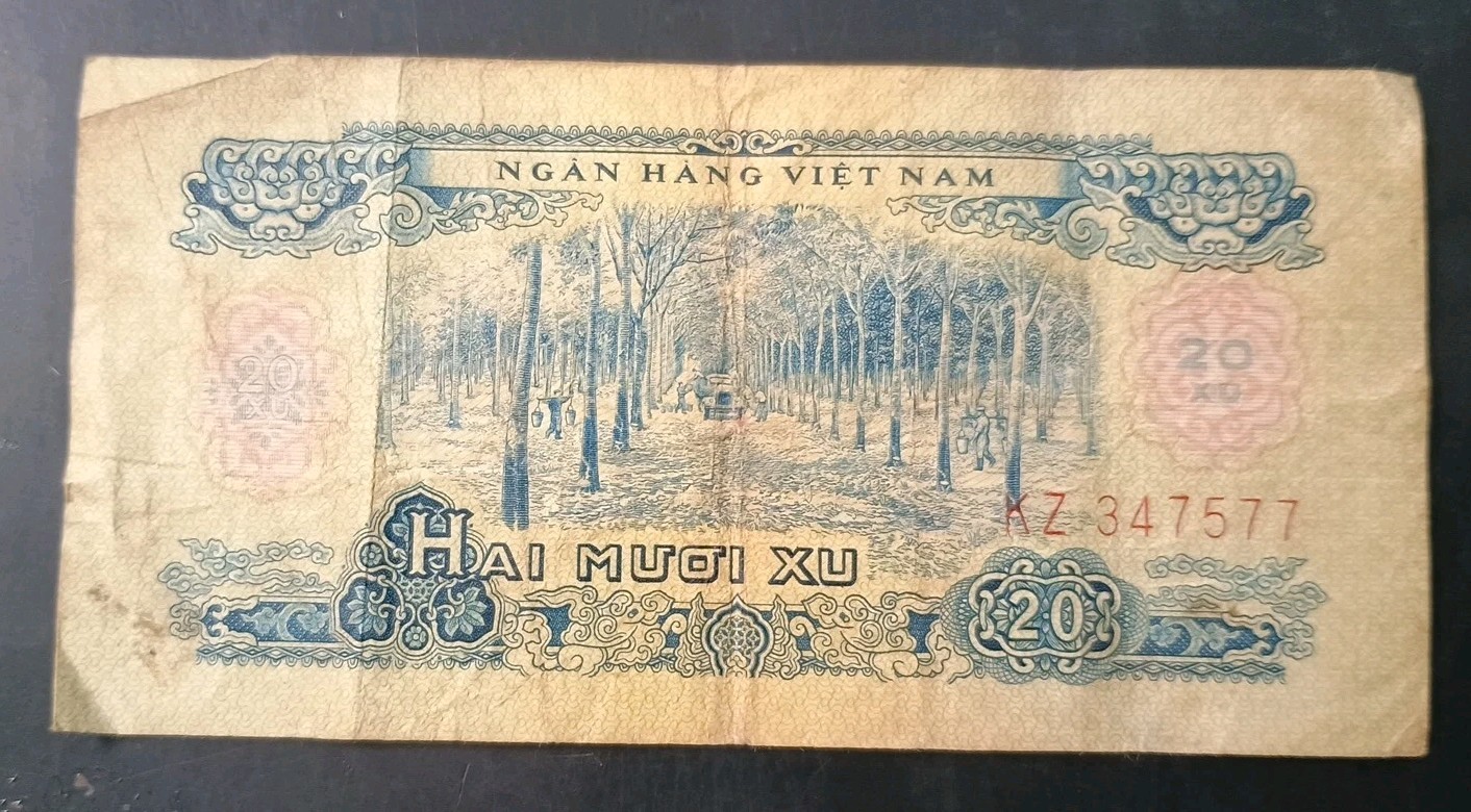 South Vietnam Banknote 20 Xu Banknote 1966 Pick 38