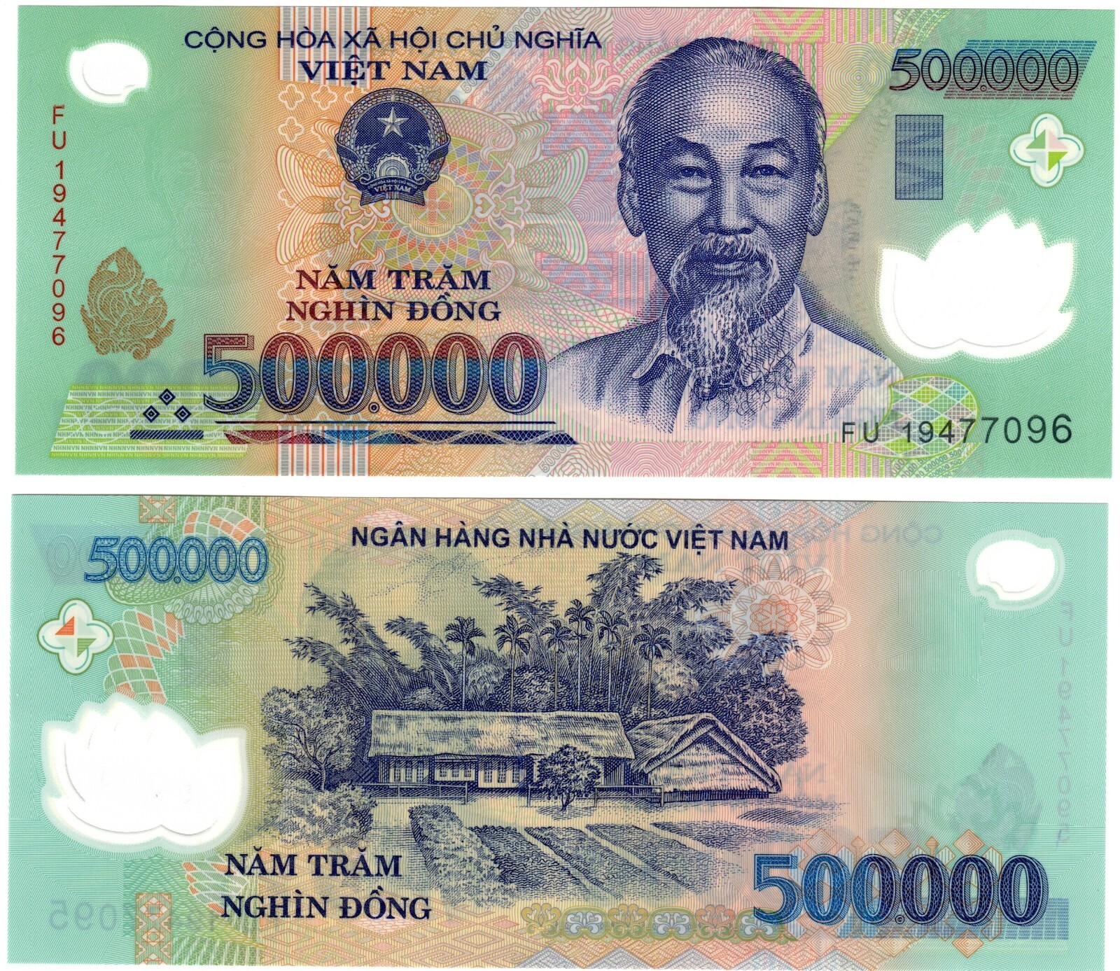 2019 Vietnam 500000 Dong Banknote UNC P124