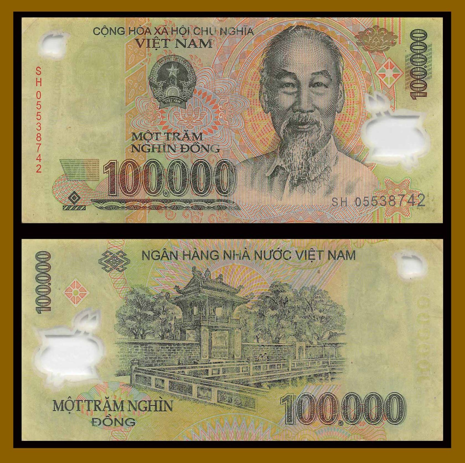 Vietnam 100000 Dong, 2004-2023 P-122 Cir